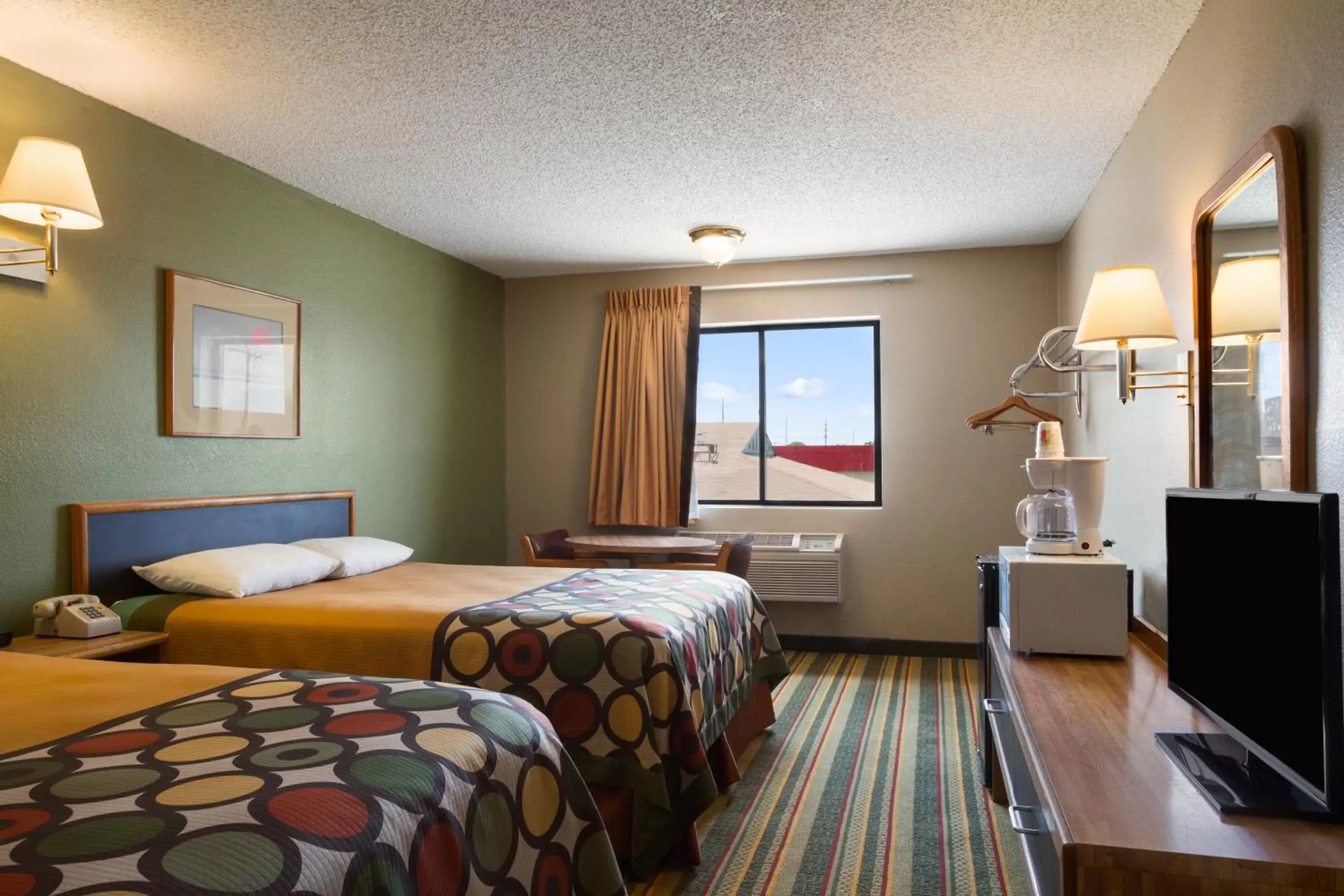 Queen Room with Two Queen Beds - Non-Smoking in Super 8 by Wyndham Blackwell Queen Room with Two Queen Beds - Non-Smoking in Super 8 by Wyndham Blackwell