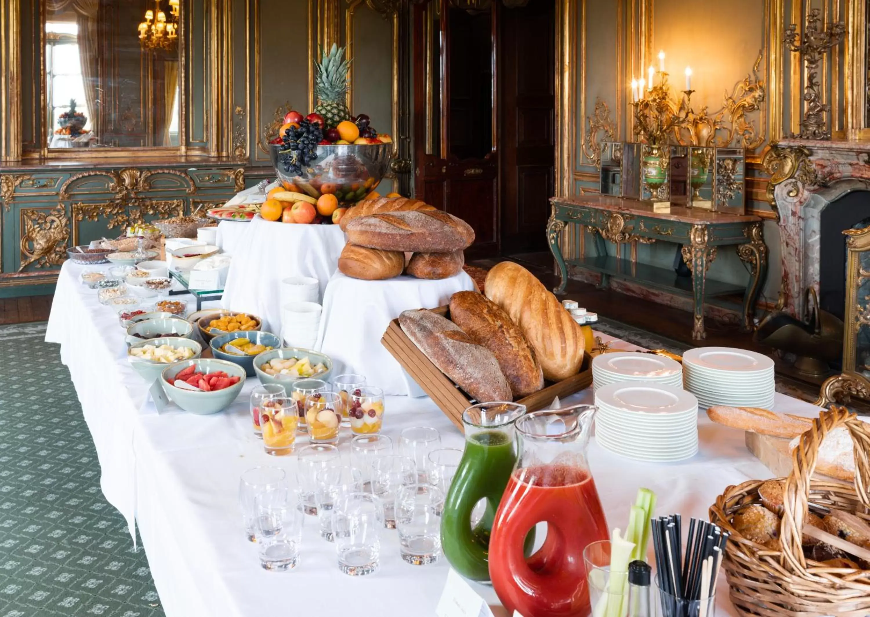 Continental breakfast, Breakfast in Cliveden House - an Iconic Luxury Hotel