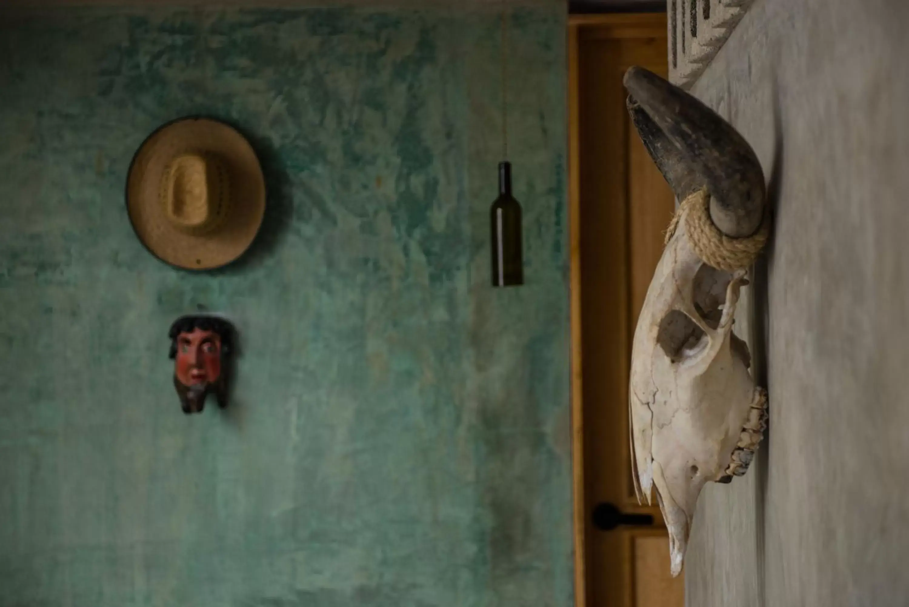 Decorative detail in Casa Coyote Tulum