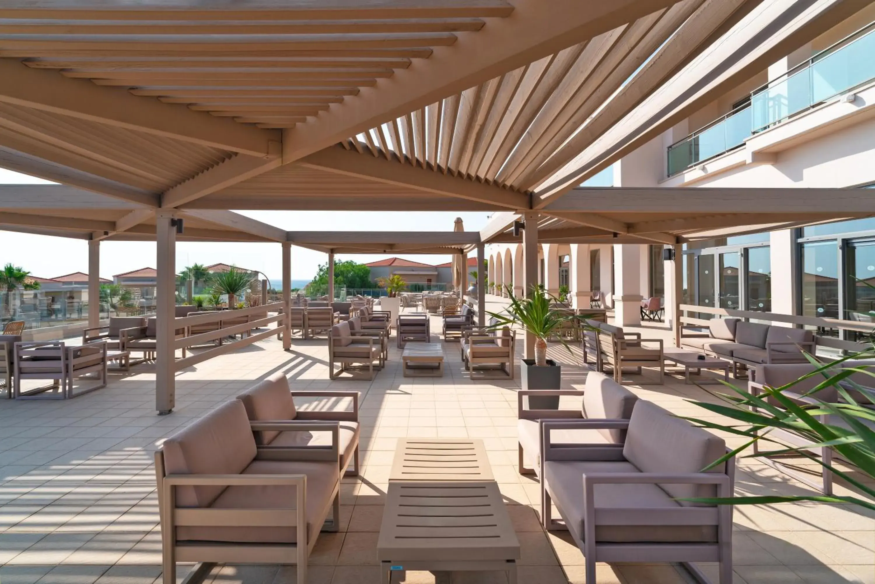 Balcony/Terrace, Restaurant/Places to Eat in KRESTEN ROYAL Euphoria Resort