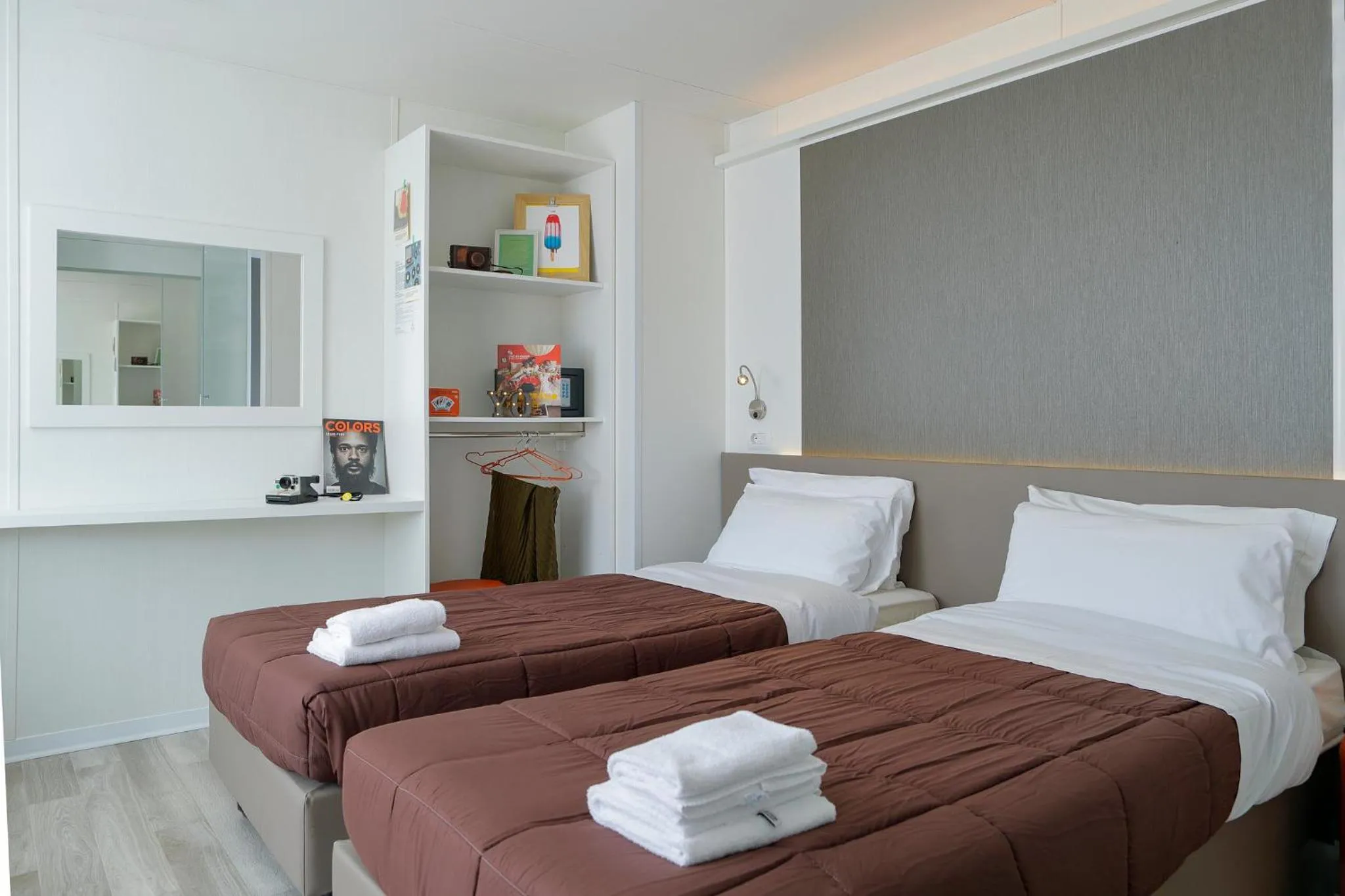 Bedroom, Bed in hu Roma Camping In Town