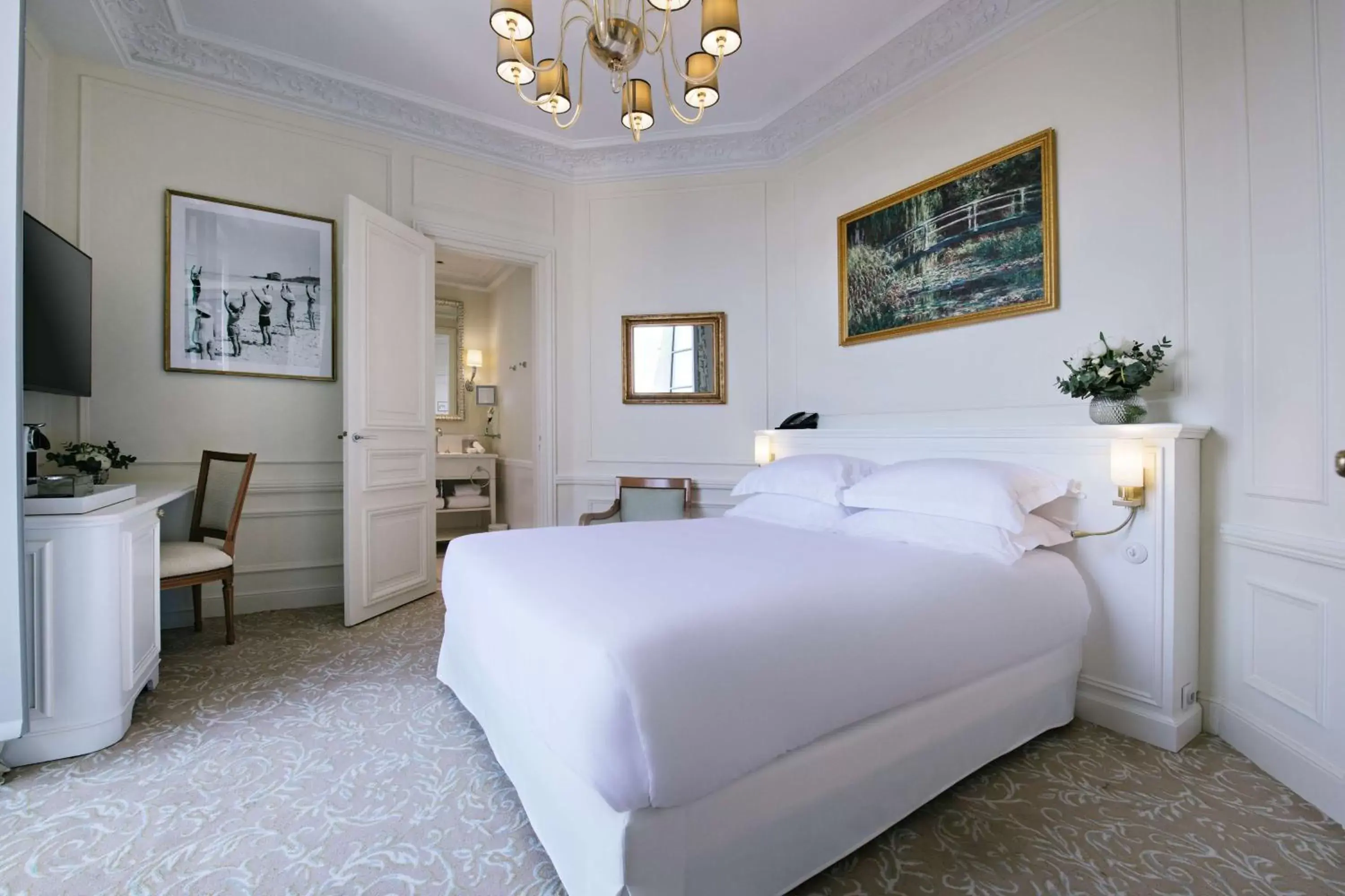 Photo of the whole room, Bed in Hôtel du Palais Biarritz, in The Unbound Collection by Hyatt