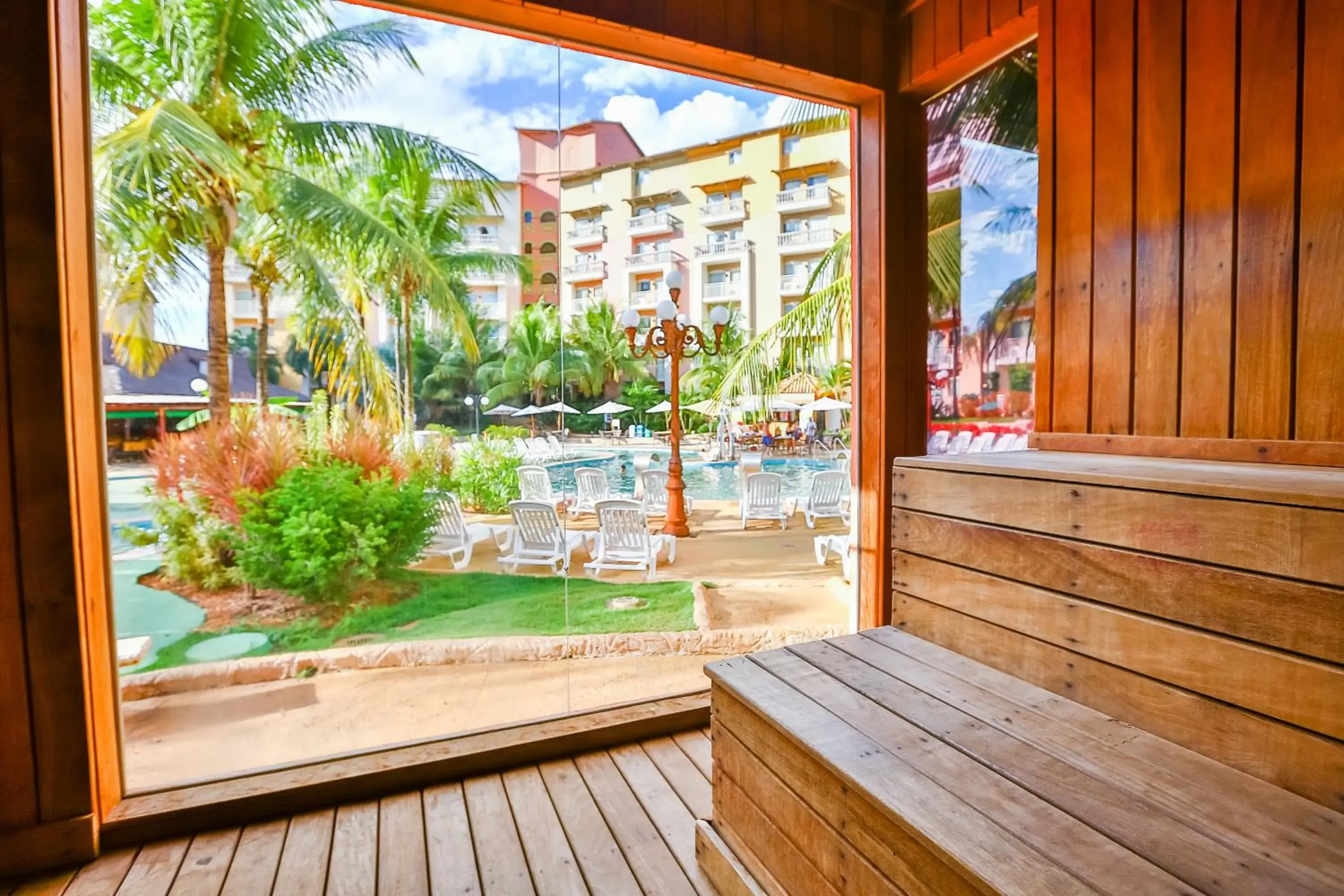 Sauna in Thermas de Olimpia Resorts by Mercure