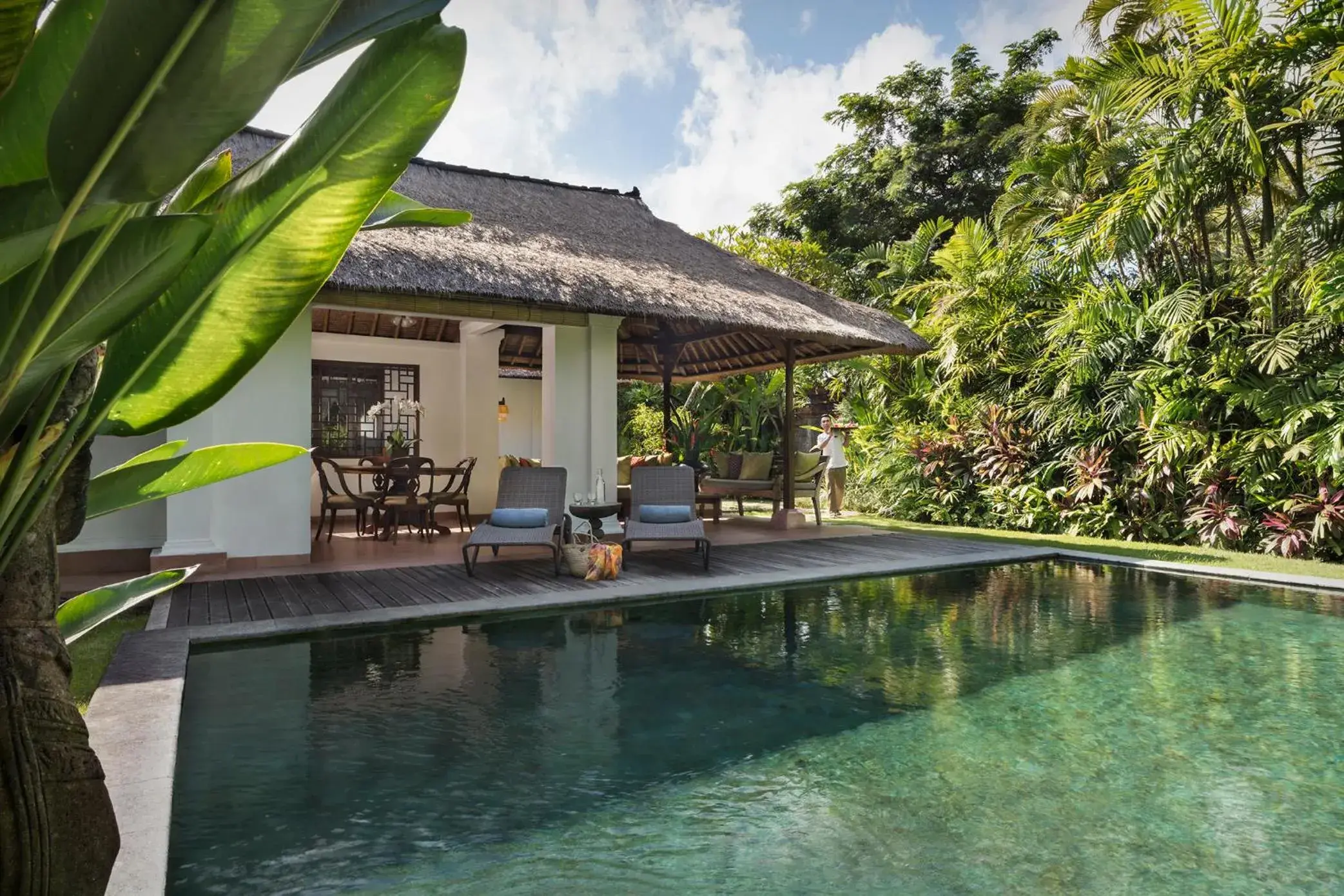 Patio, Swimming Pool in The Pavilions Bali - CHSE Certified