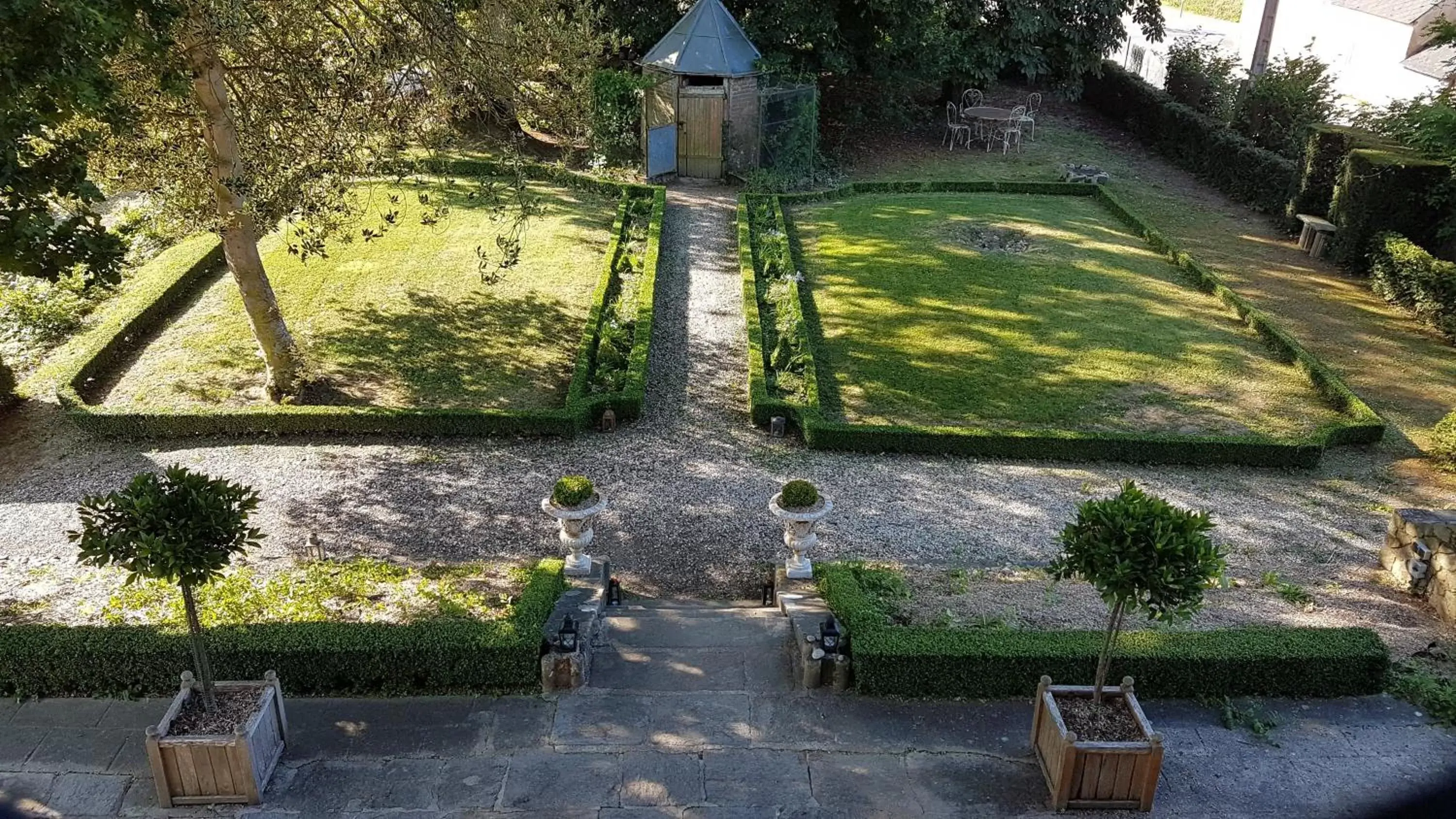 Garden in Le Manoir de la Bigotière