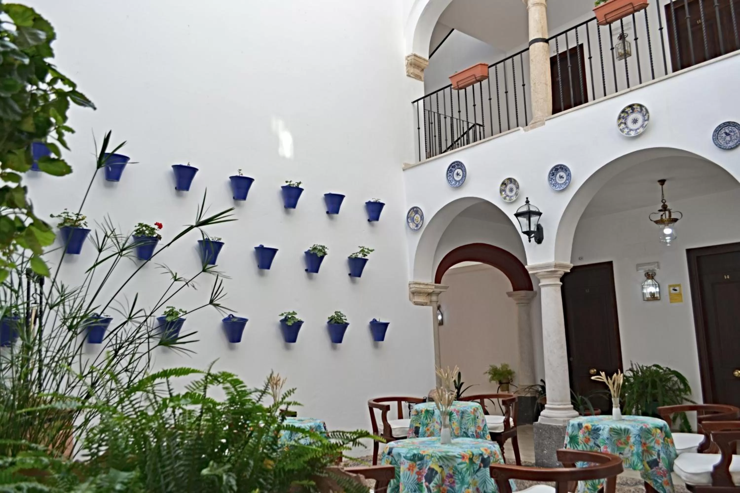 Patio in Hotel Marisa