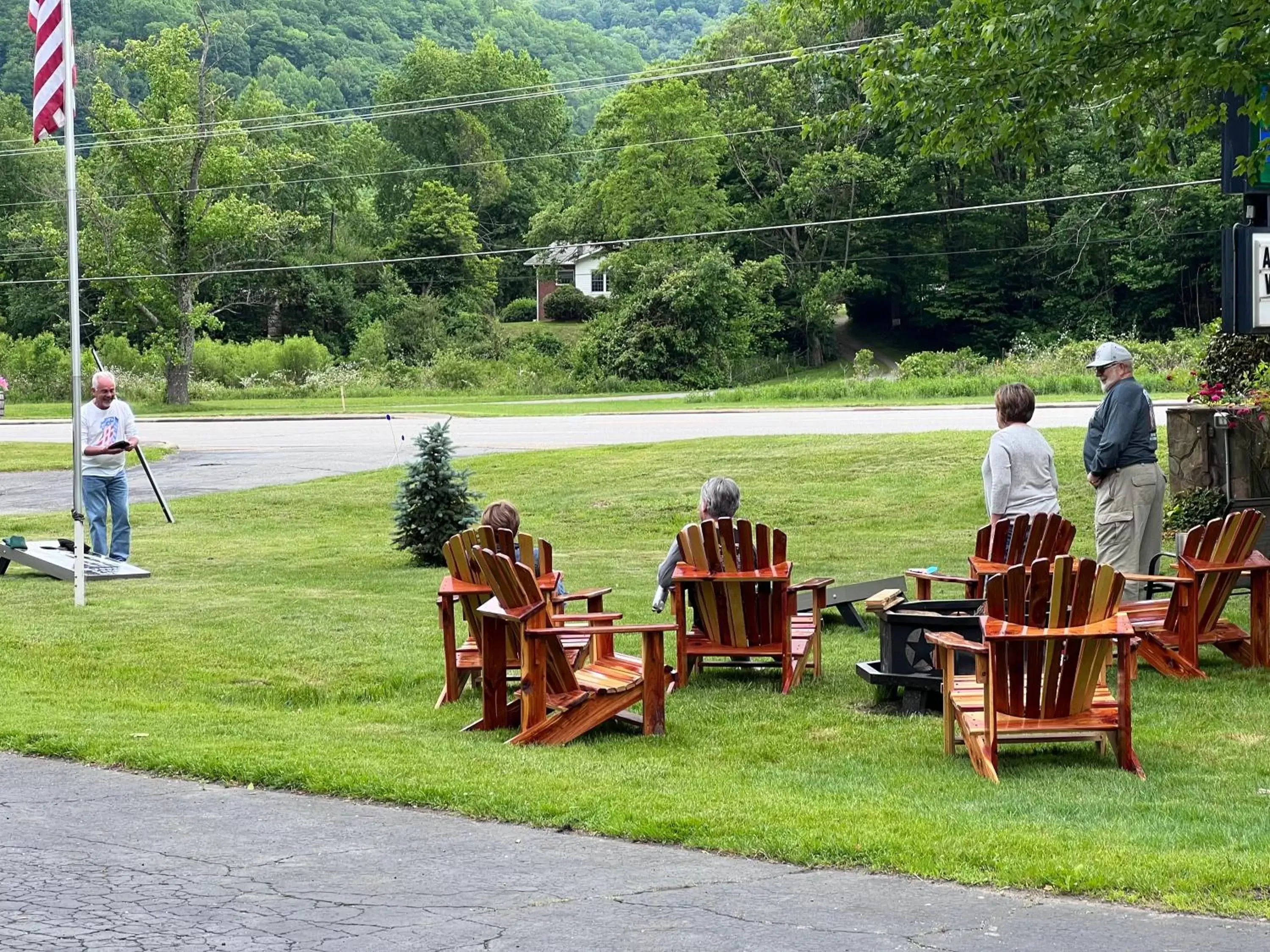 Mountain view in Stony Creek Motel