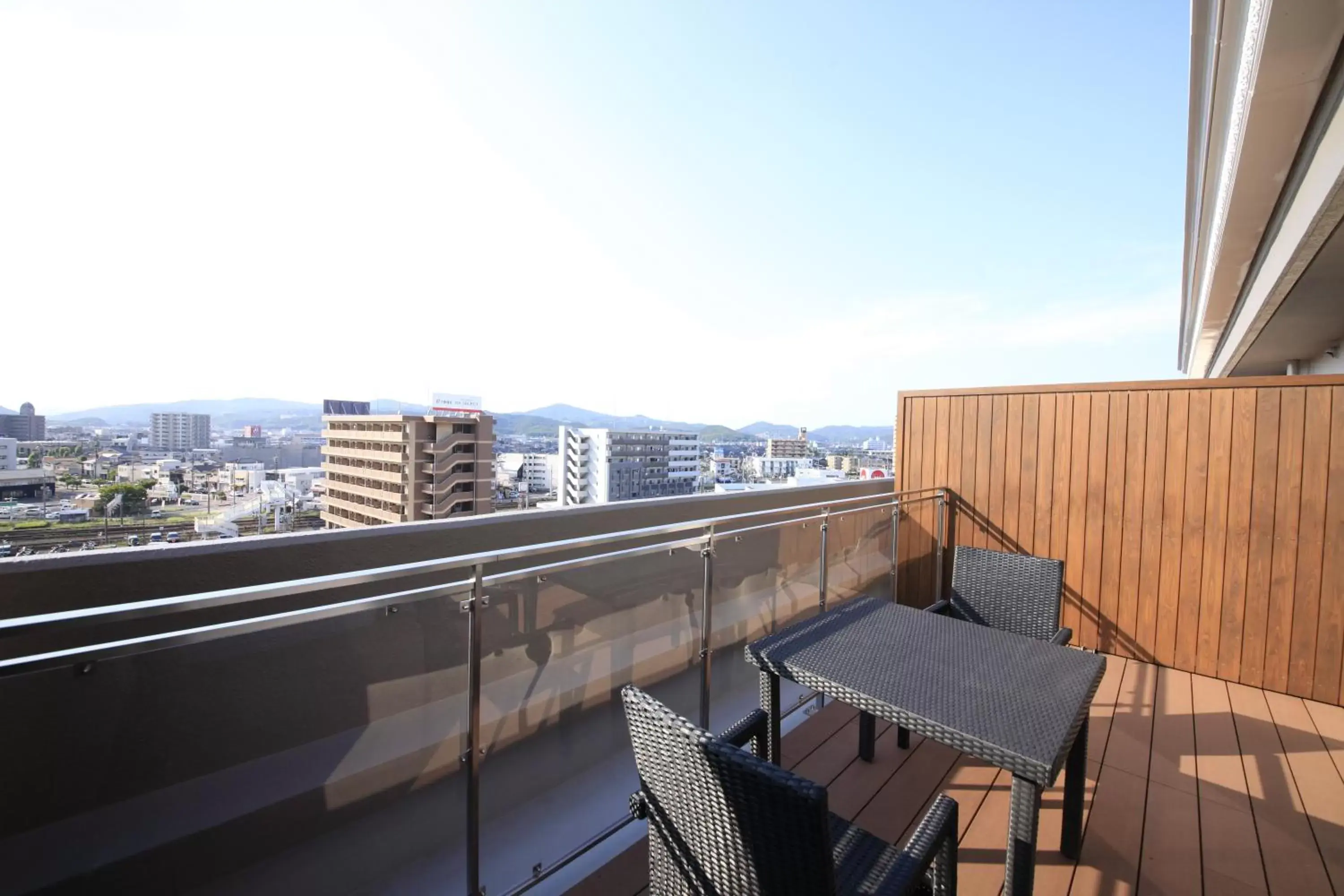 Balcony/Terrace in Centurion Hotel & Spa Kurashiki Station