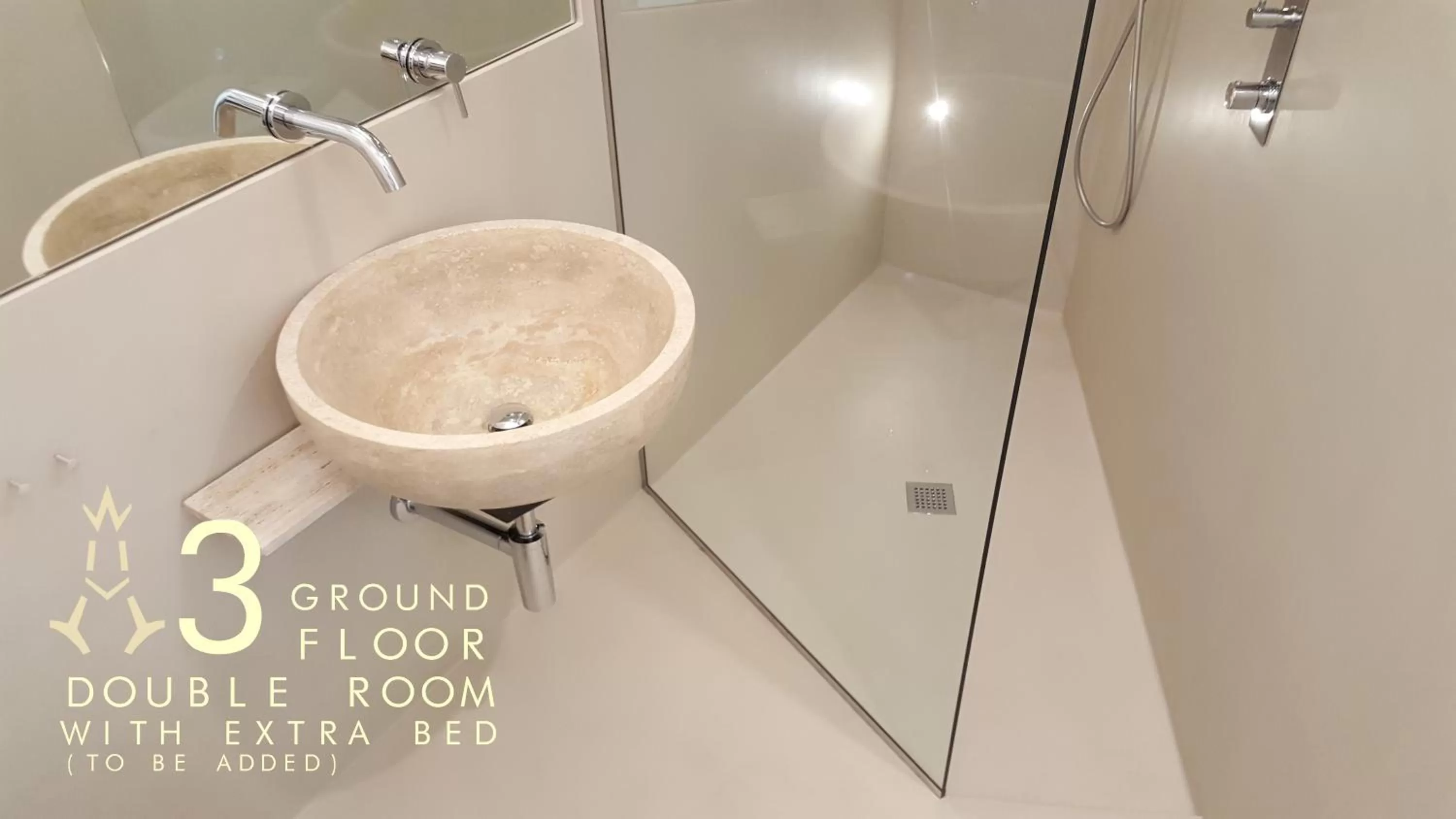 Bathroom in B&B A Piazza del Gesù