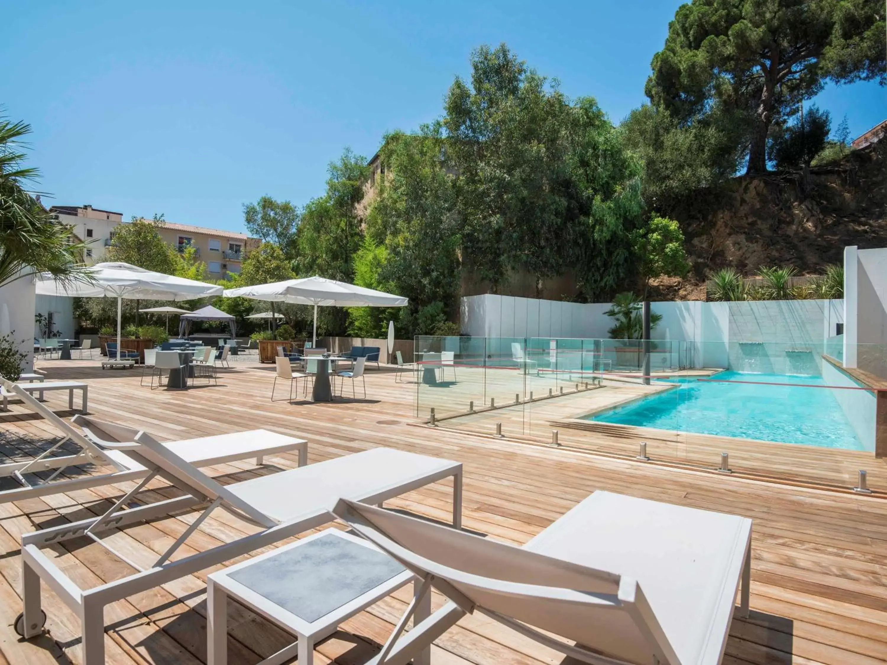 Property building, Swimming Pool in Mercure Ajaccio