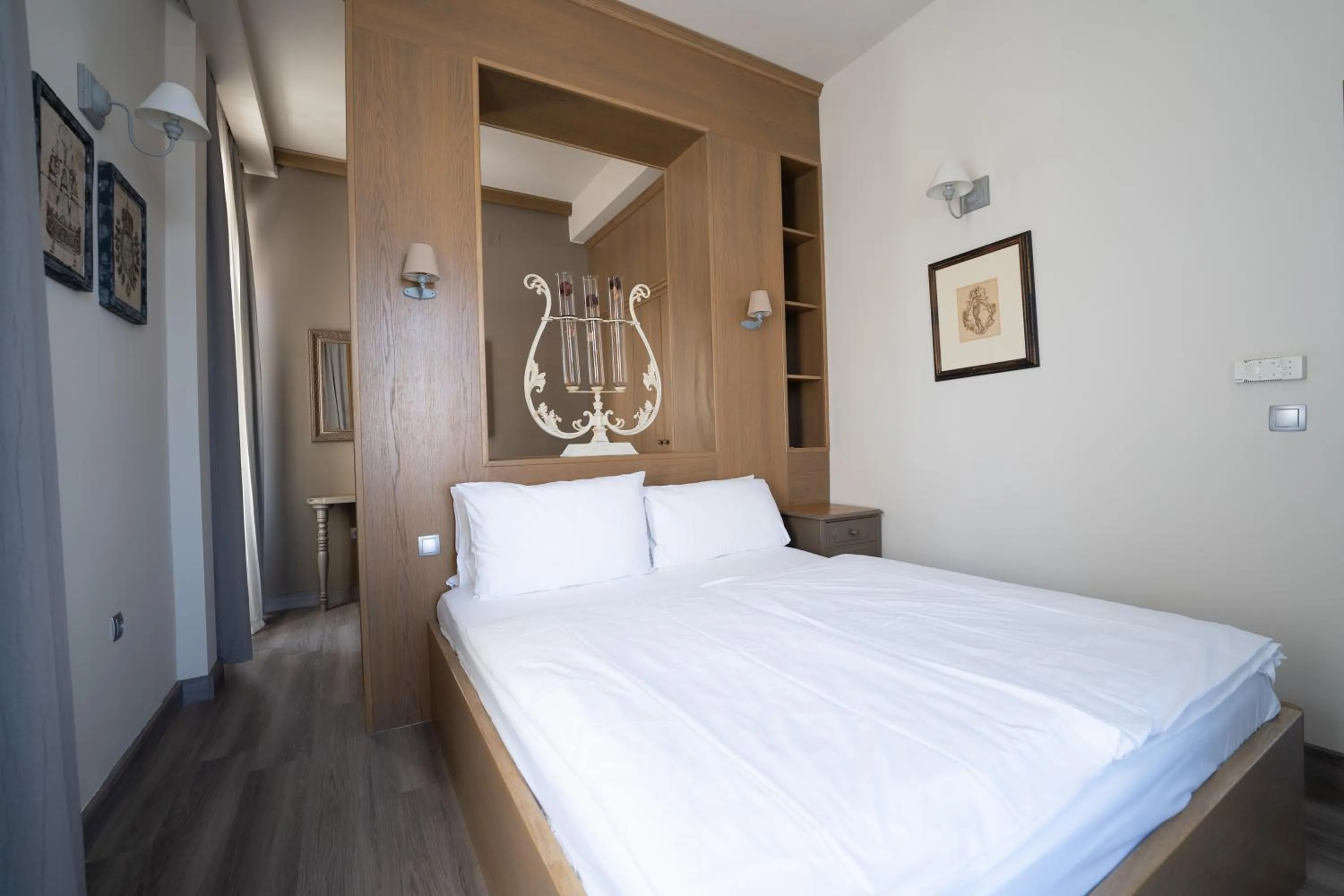 View (from property/room), Bed in Hotel Piran