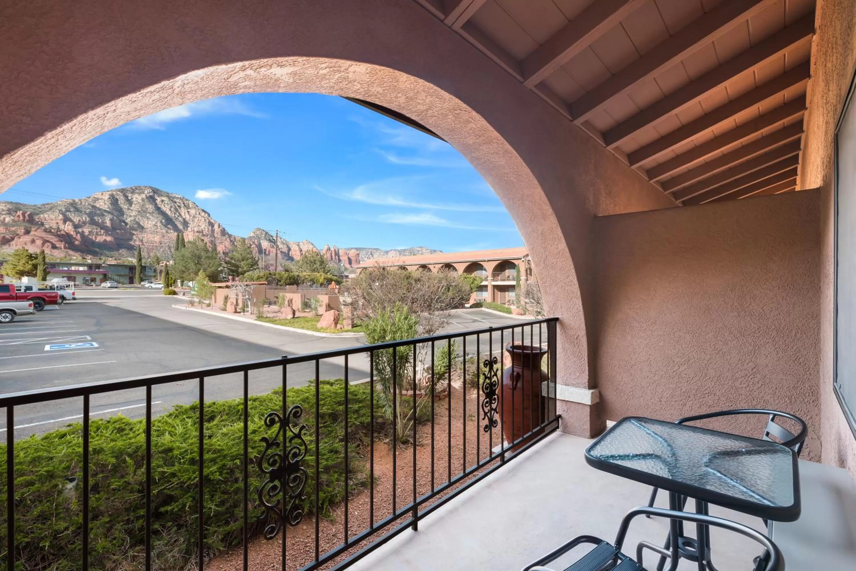 Balcony/Terrace in GreenTree Inn Sedona