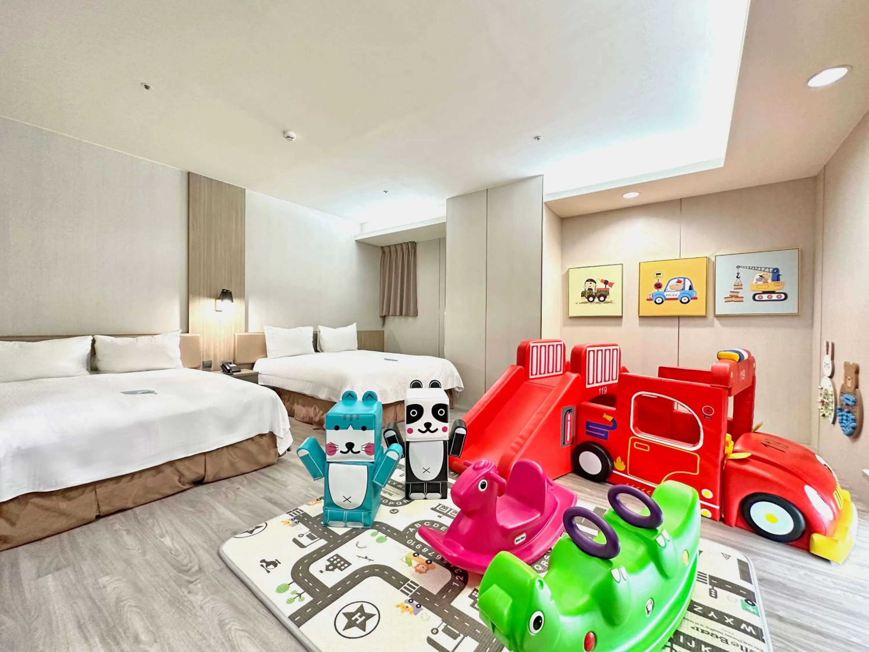 Bed in Grand Earl Hotel