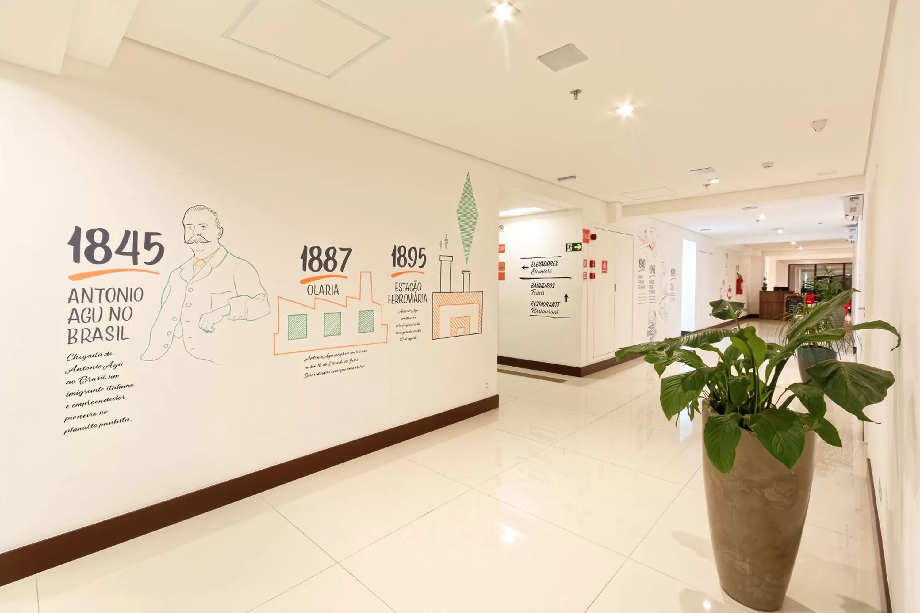 Decorative detail in Ramada Encore by Wyndham São Paulo Osasco