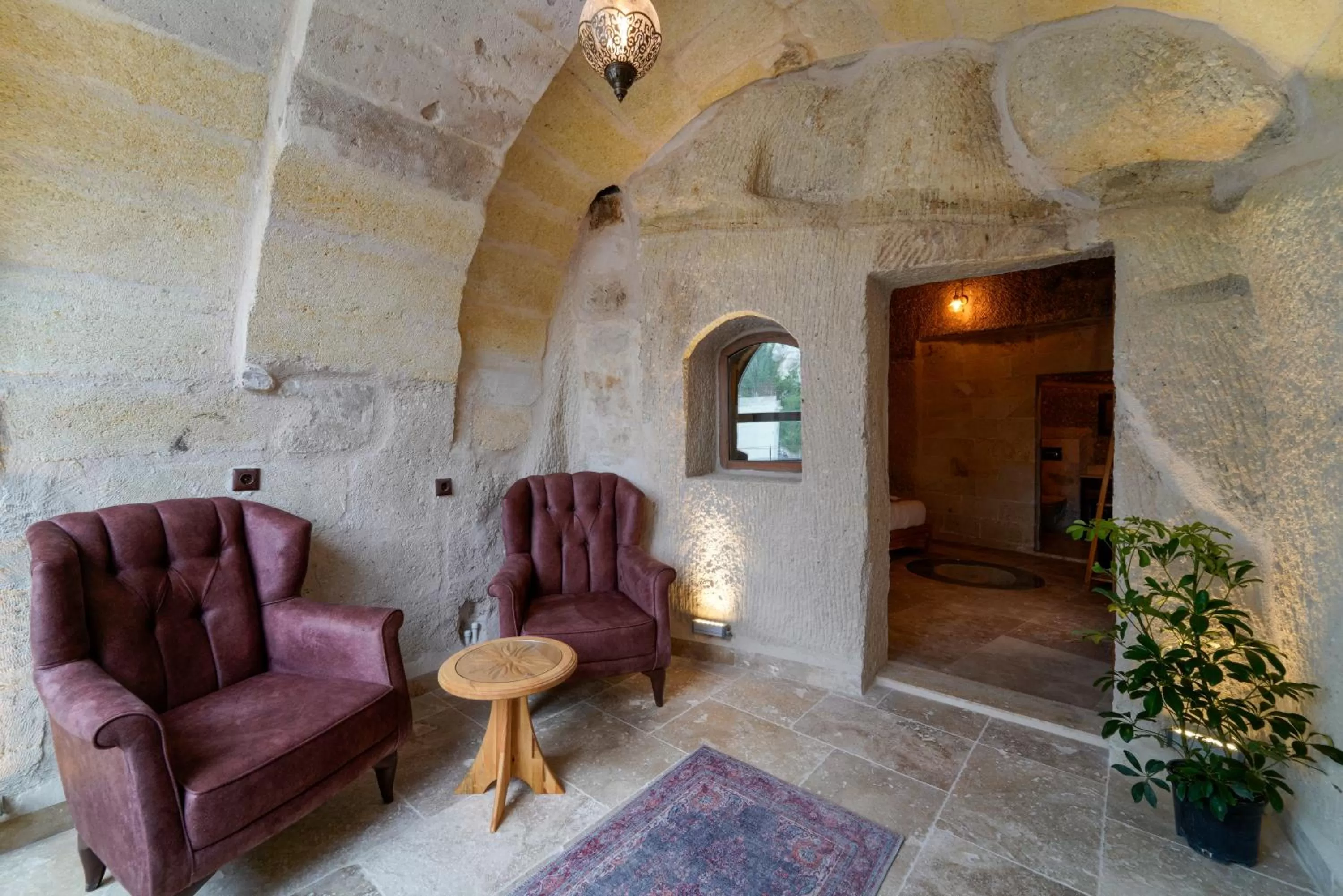Living room in Göreme Escape Cave