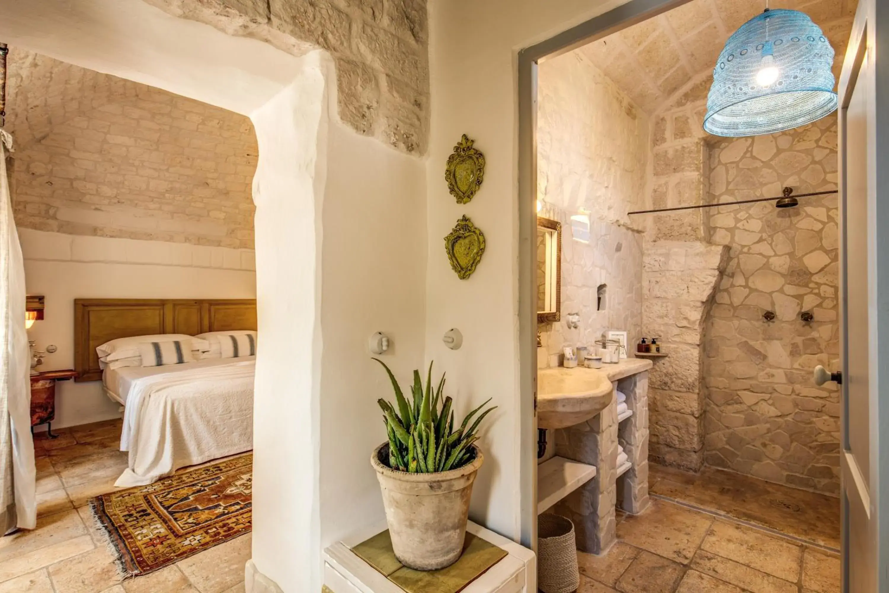 Bathroom in Masseria Cervarolo