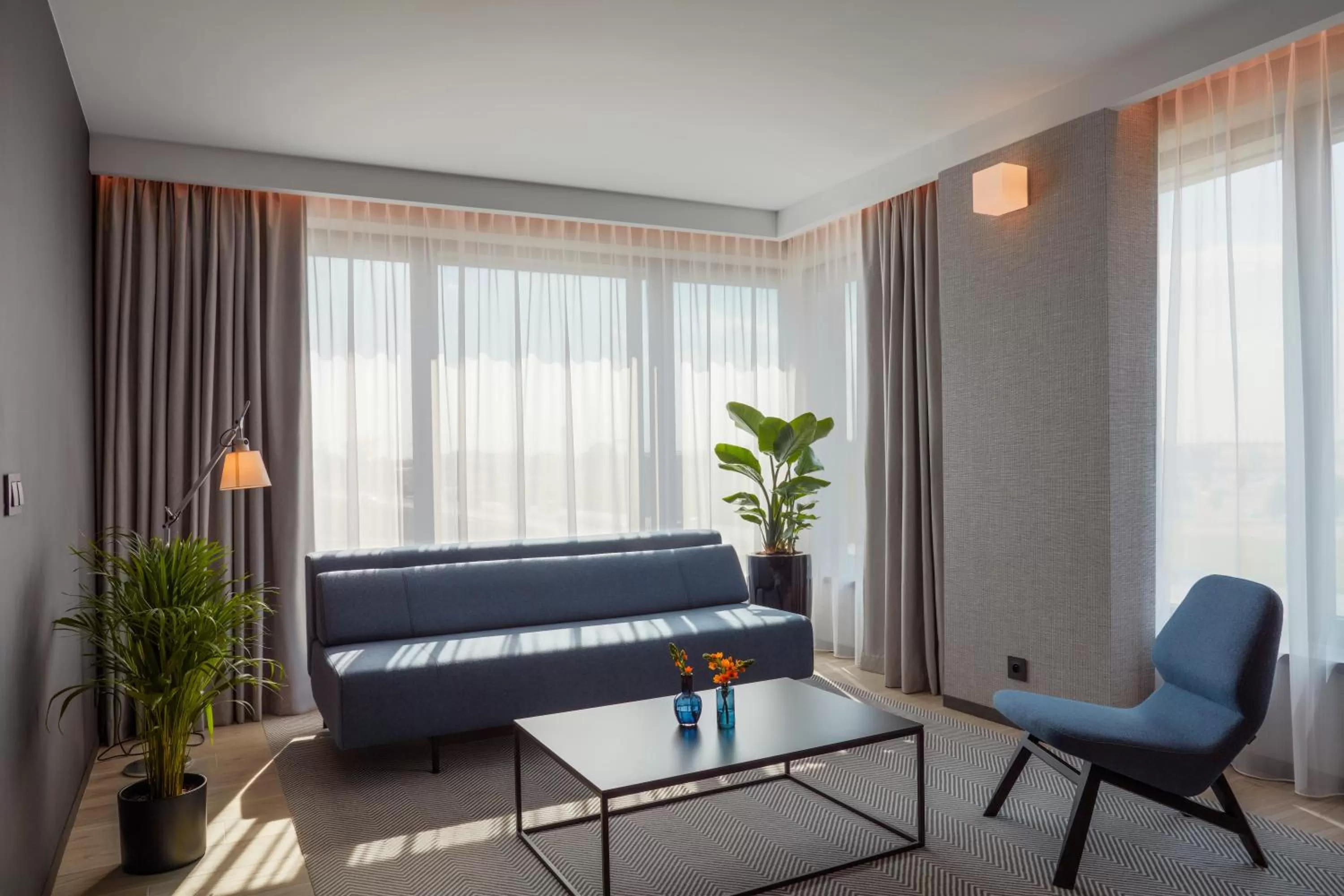 Living room in Q Hotel Plus Wrocław Bielany