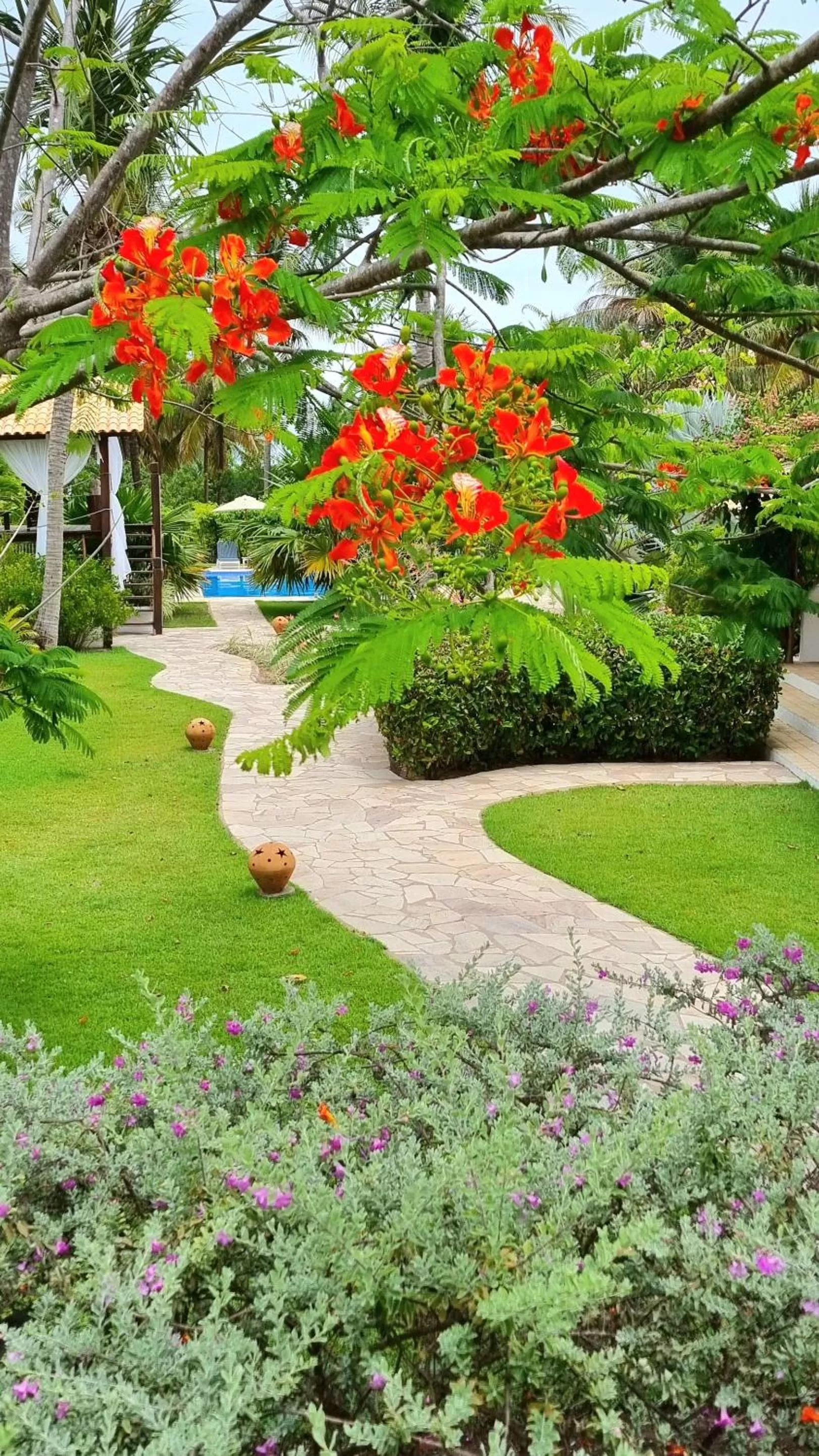 Garden view in Pousada Villages Boutique Hotel - 150m da Praia da Laje