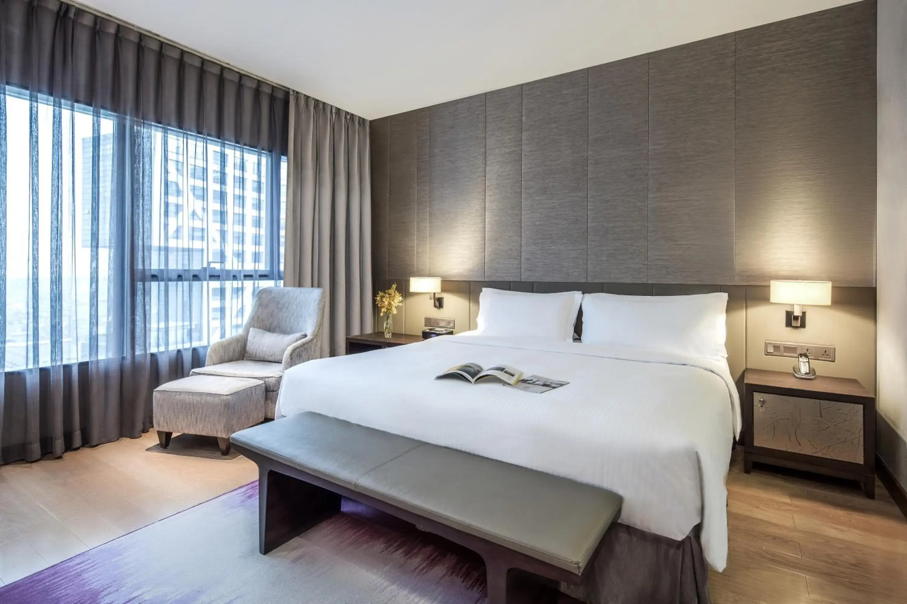 Bedroom, Bed in Ascott Raffles City Chengdu Serviced Apartments