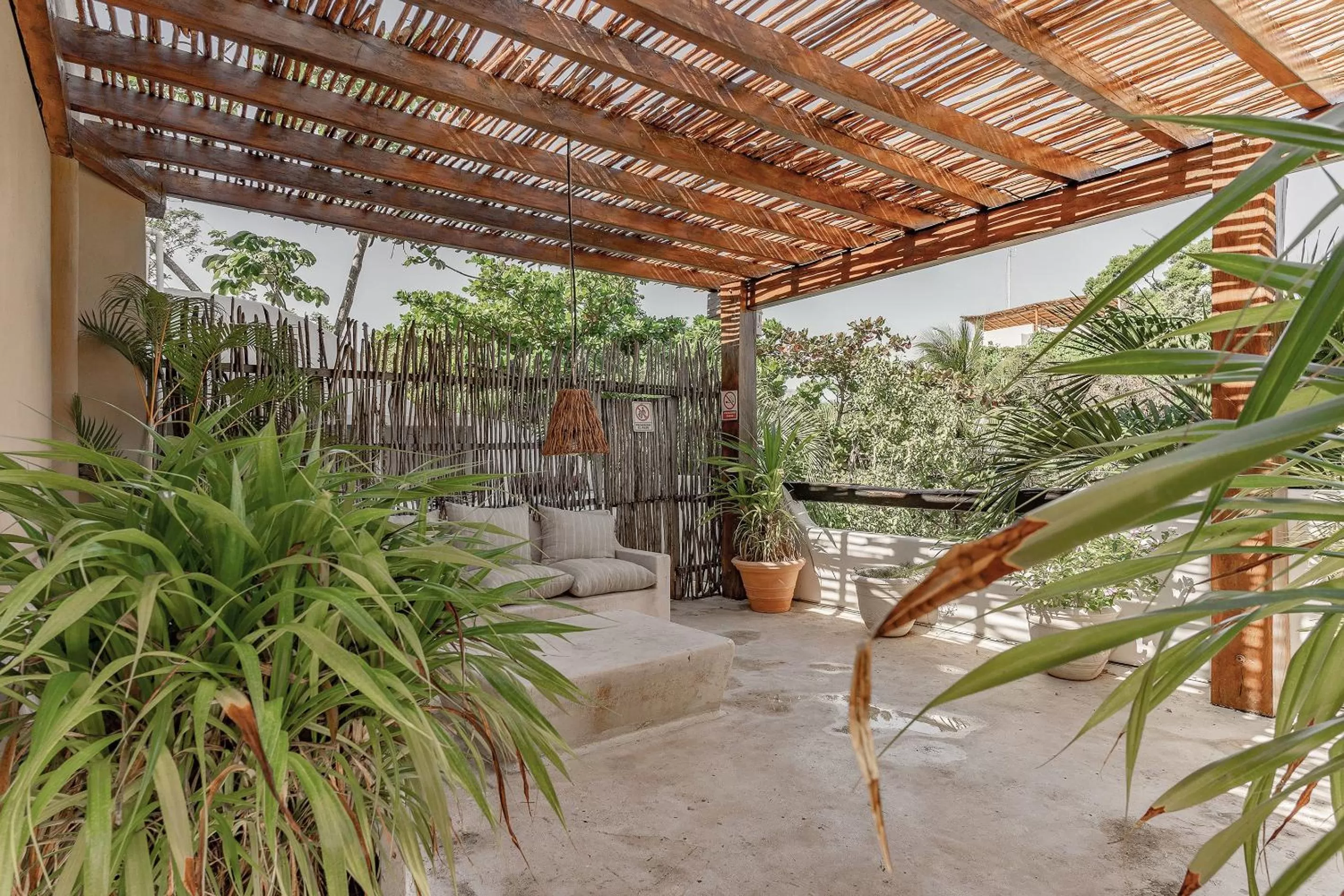 Balcony/Terrace in Boutique Hotel Posada 06 Tulum
