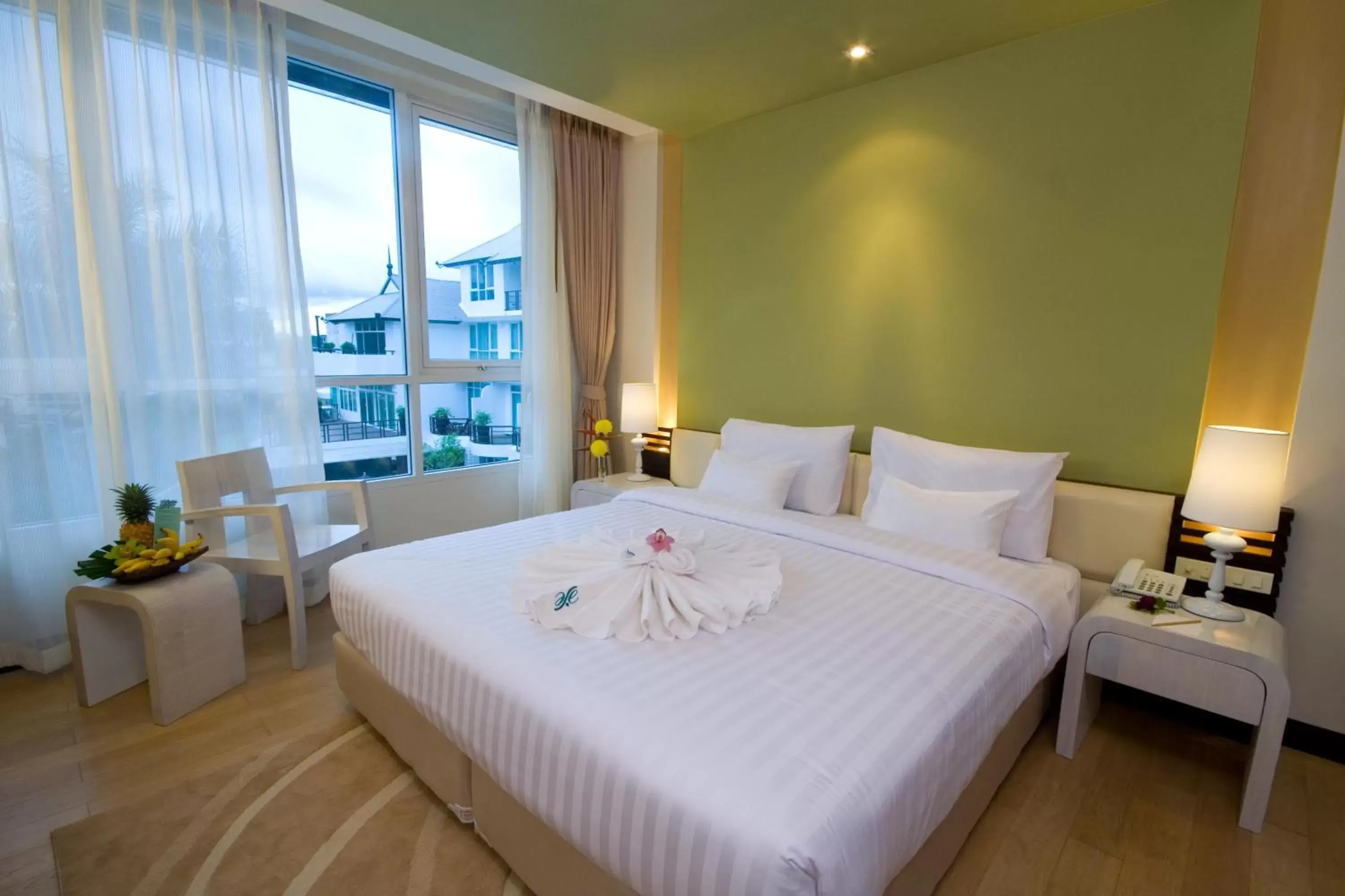 Bedroom, Bed in A-Te Chumphon Hotel - SHA Plus