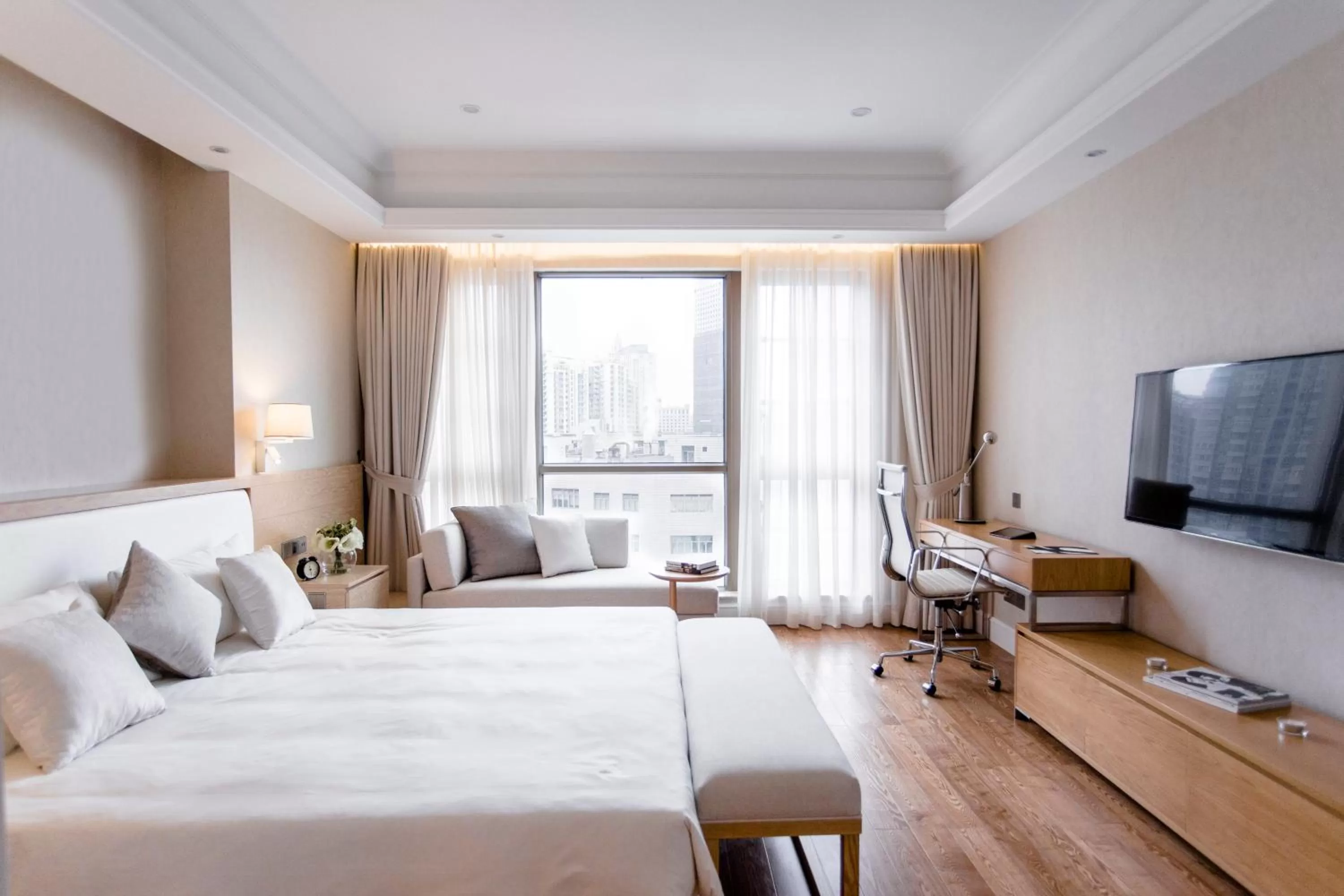 Bedroom, Bed in Residence G Nanshan