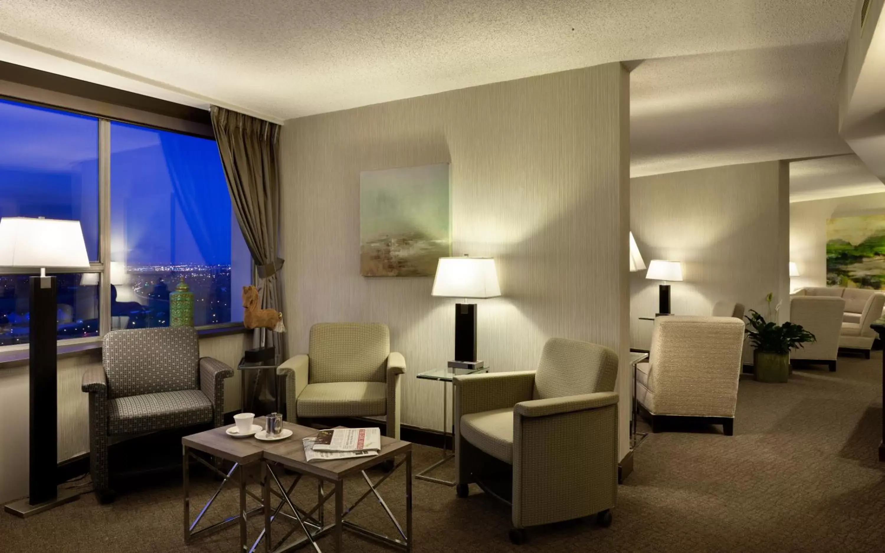 Lounge or bar in Chateau Lacombe Hotel Lounge or bar in Chateau Lacombe Hotel