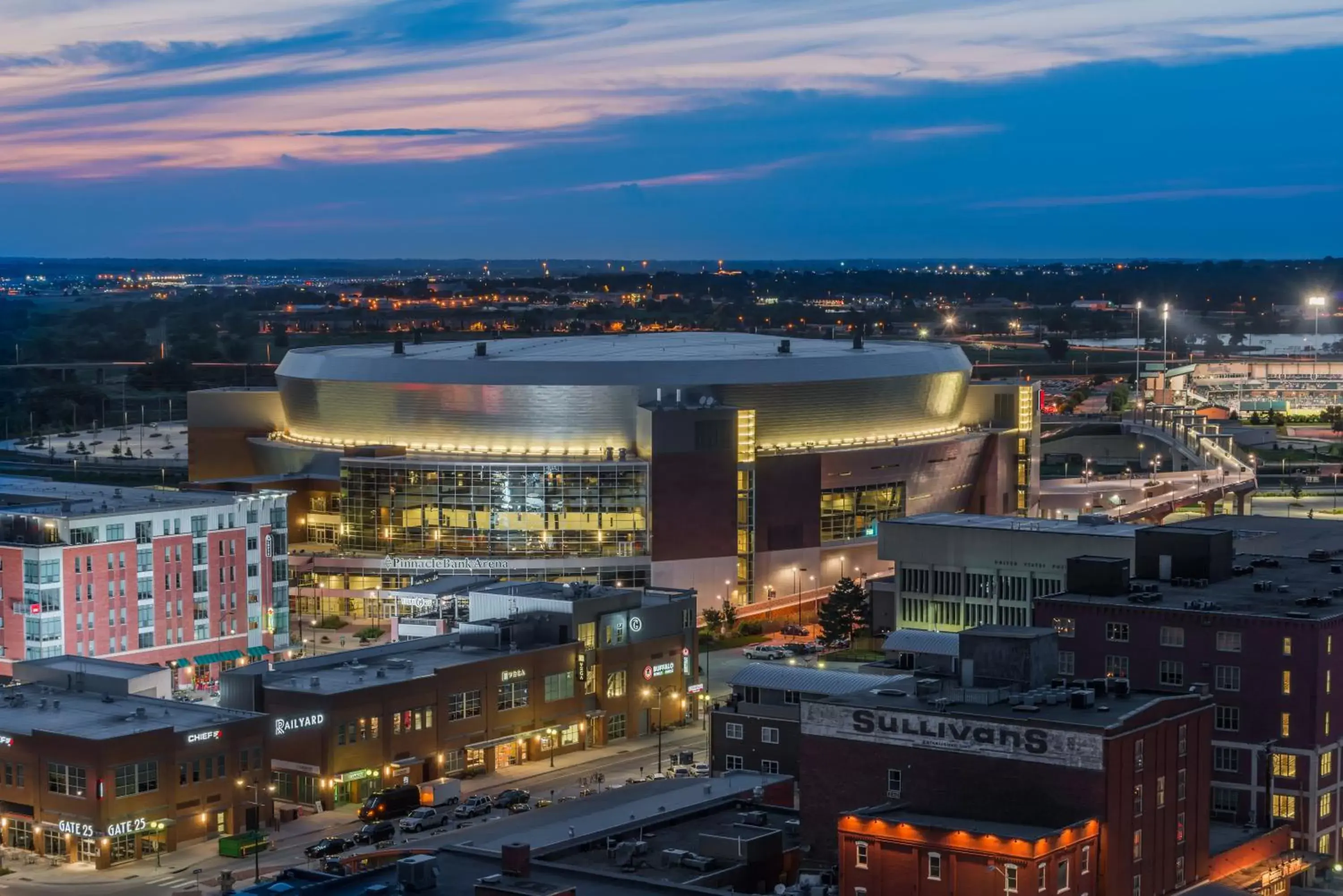 Nearby landmark, Bird's-eye View in Graduate Lincoln