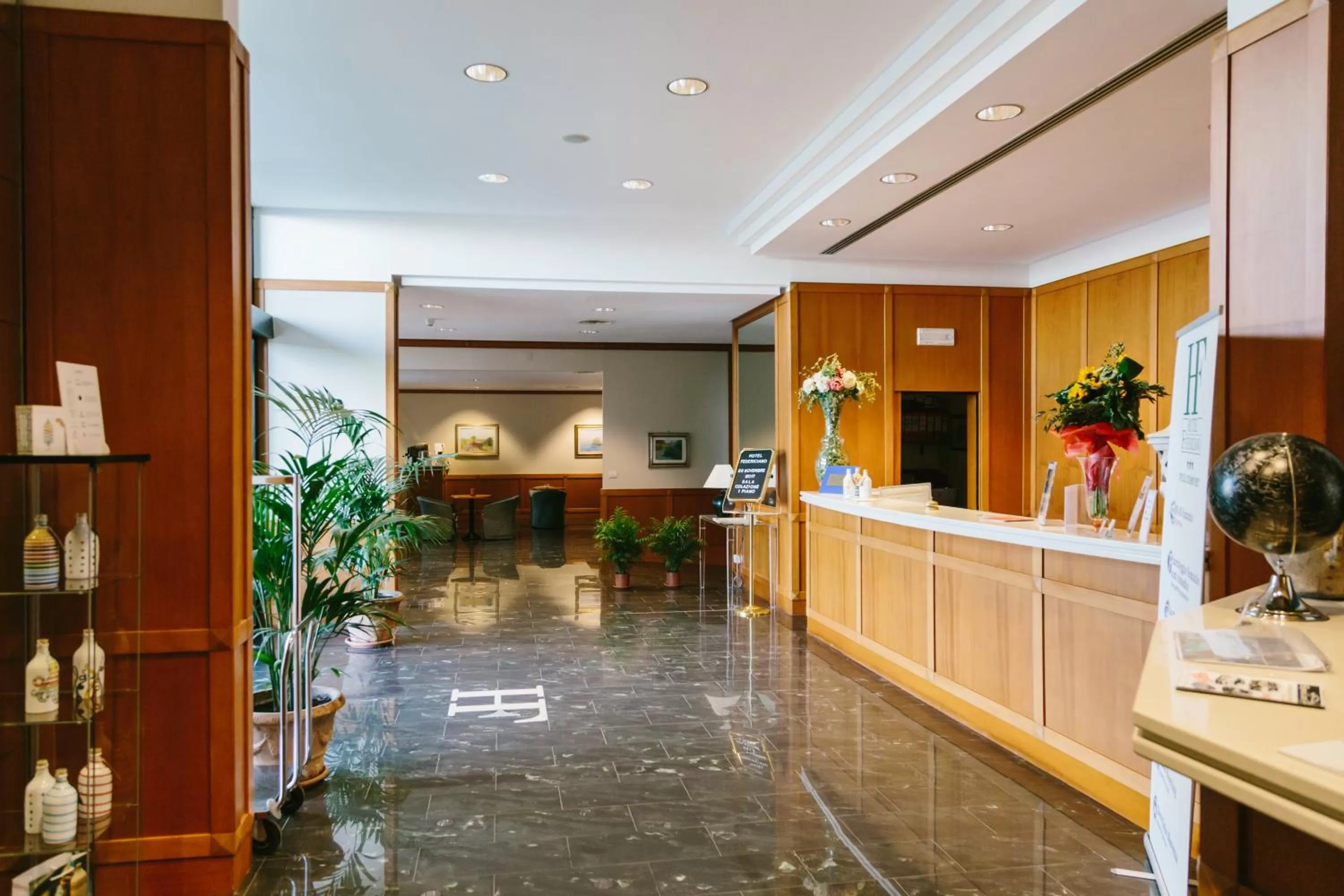 Lobby or reception in Hotel Residence Federiciano