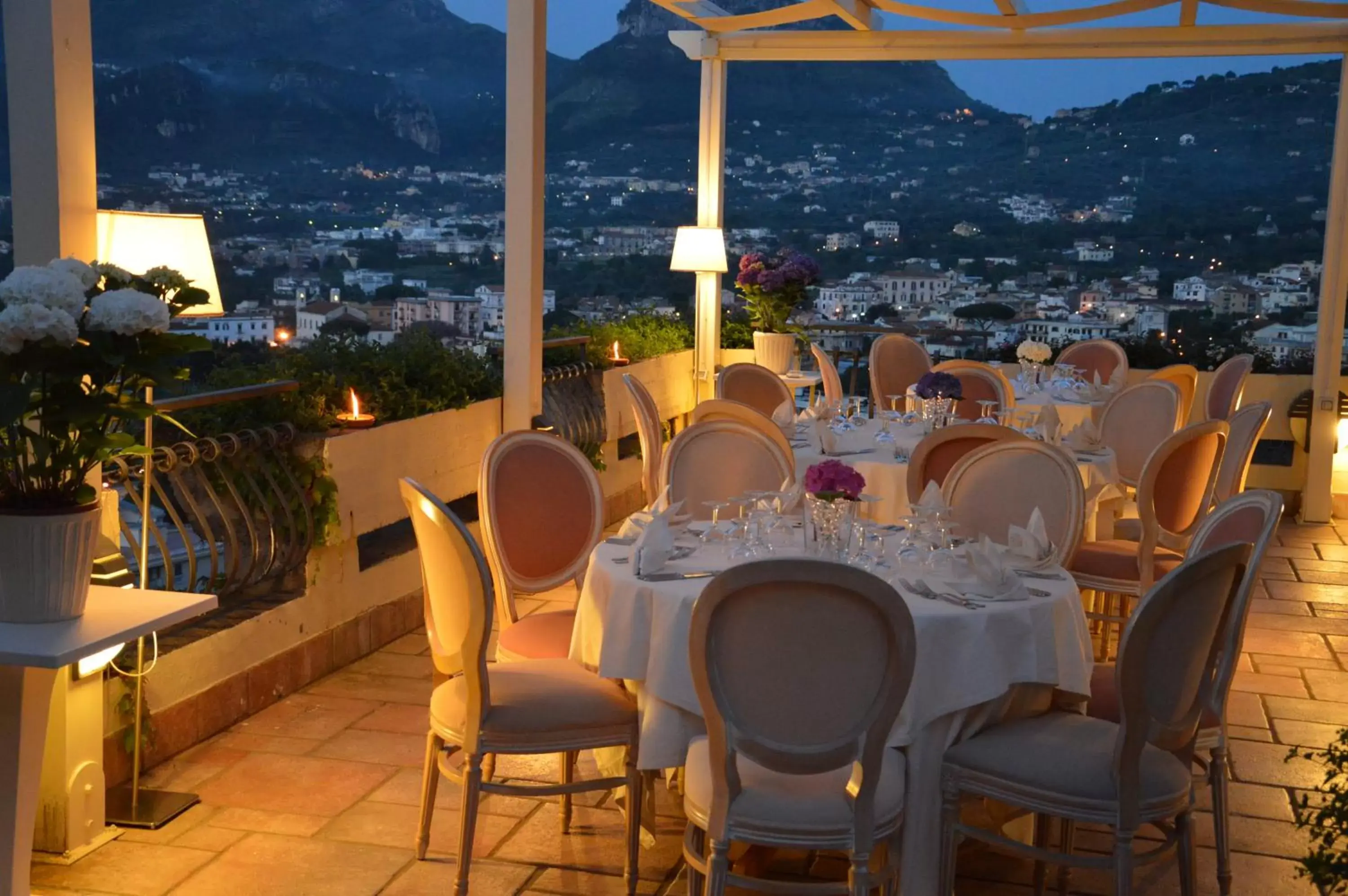 Balcony/Terrace, Restaurant/Places to Eat in Hotel Cristina