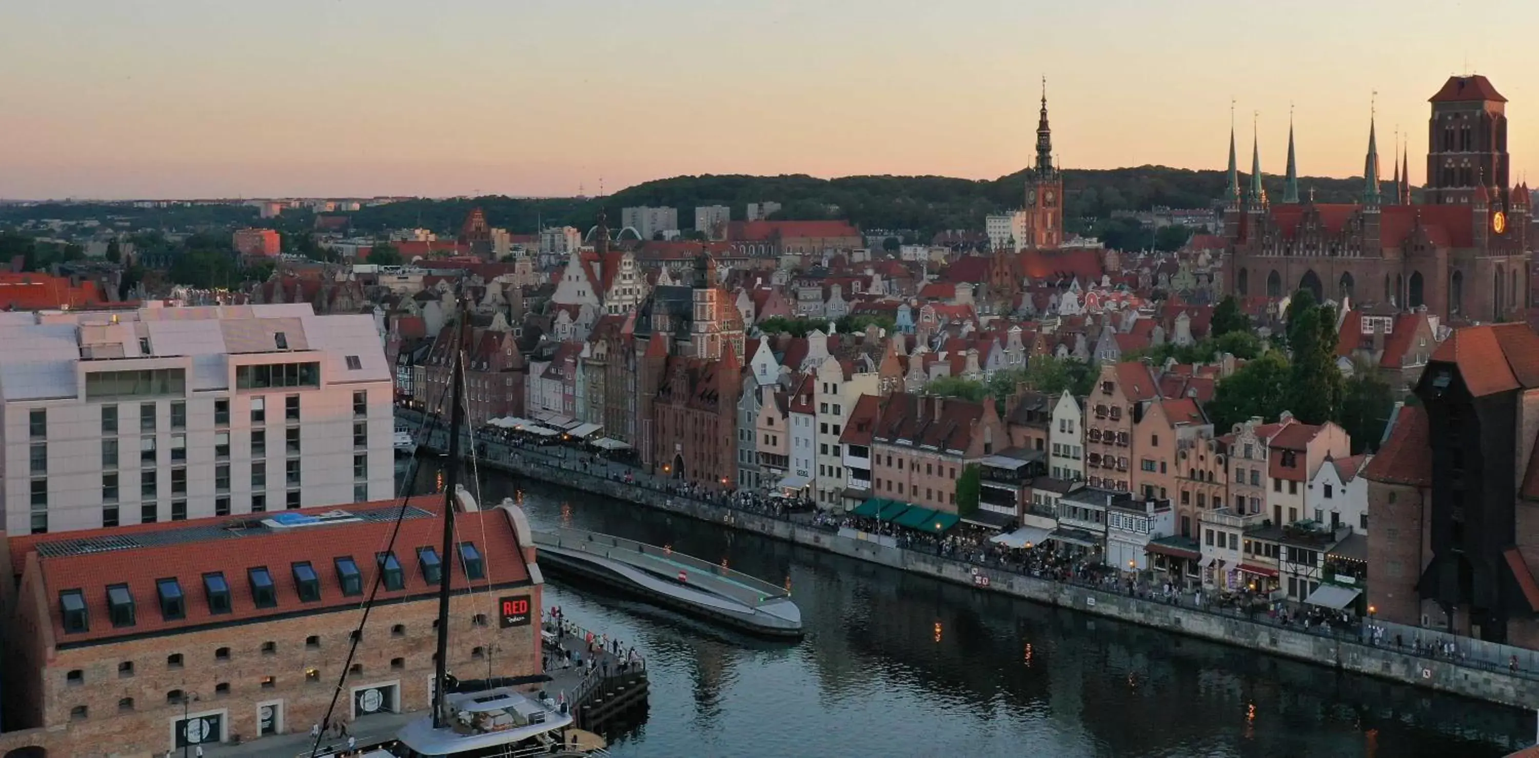 Bird's eye view in Radisson RED Gdansk