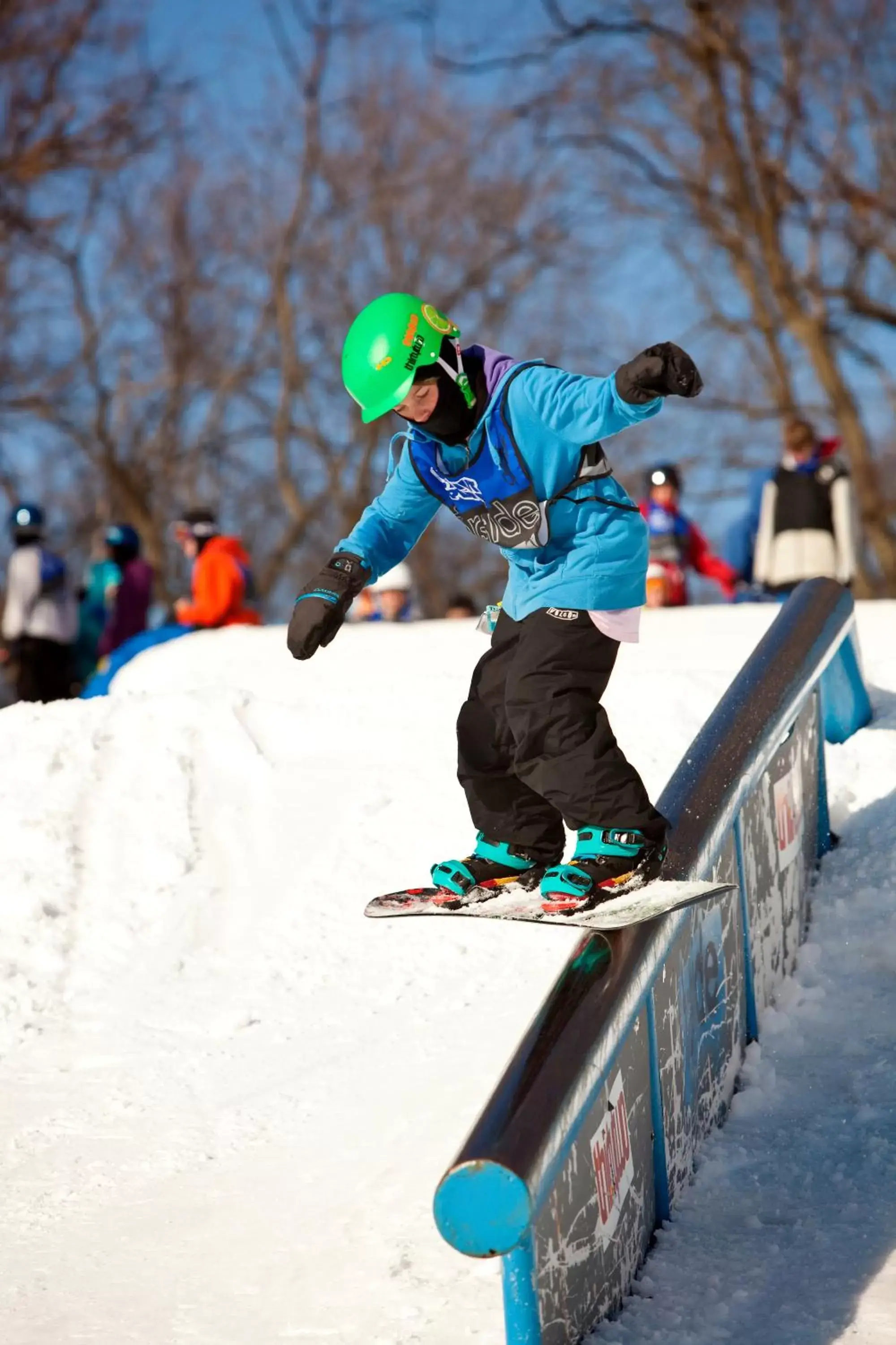 Skiing, Winter in Chestnut Mountain Resort