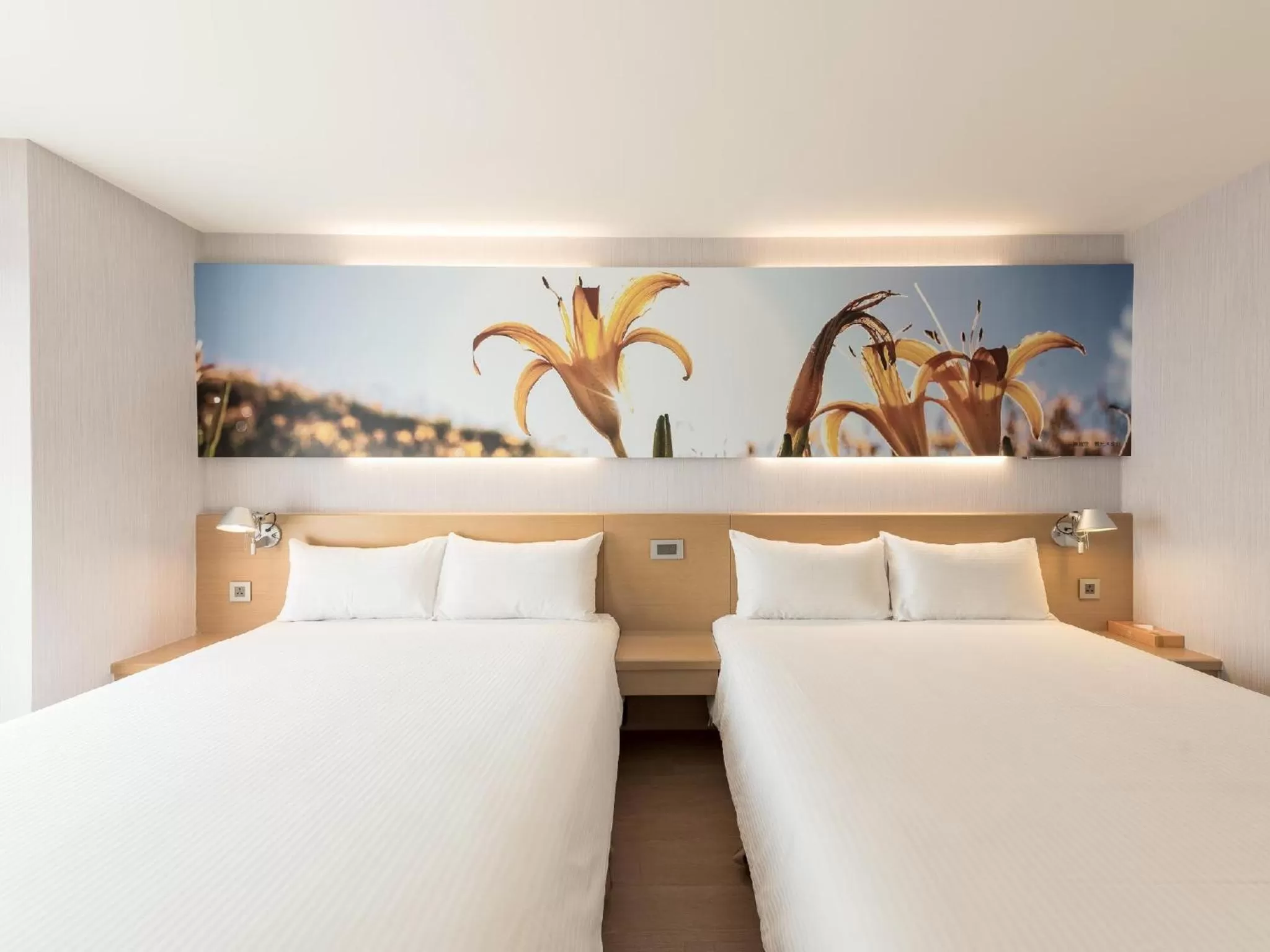 Bed in Mellow Fields Hotel