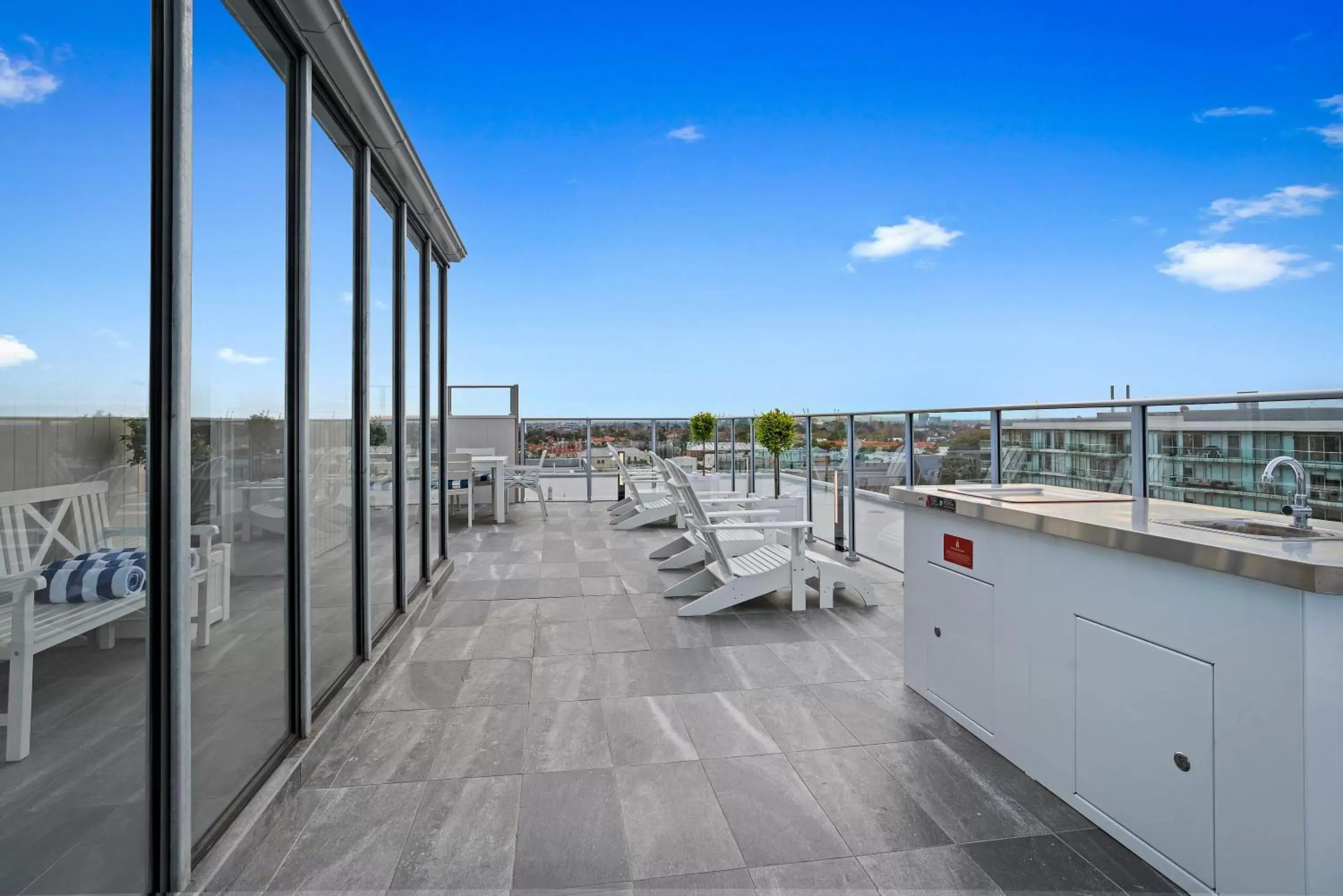 Property building, Balcony/Terrace in The Hamptons Apartments - Port Melbourne
