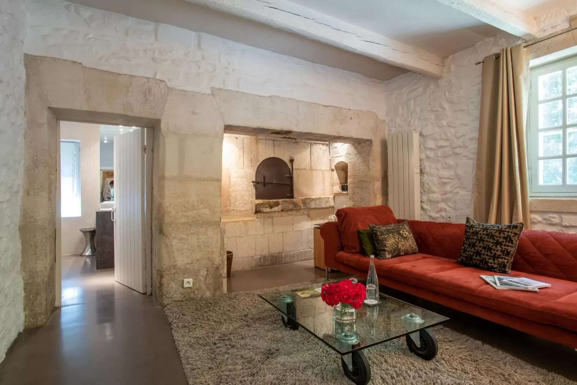 Seating Area in Hotel Château Des Alpilles