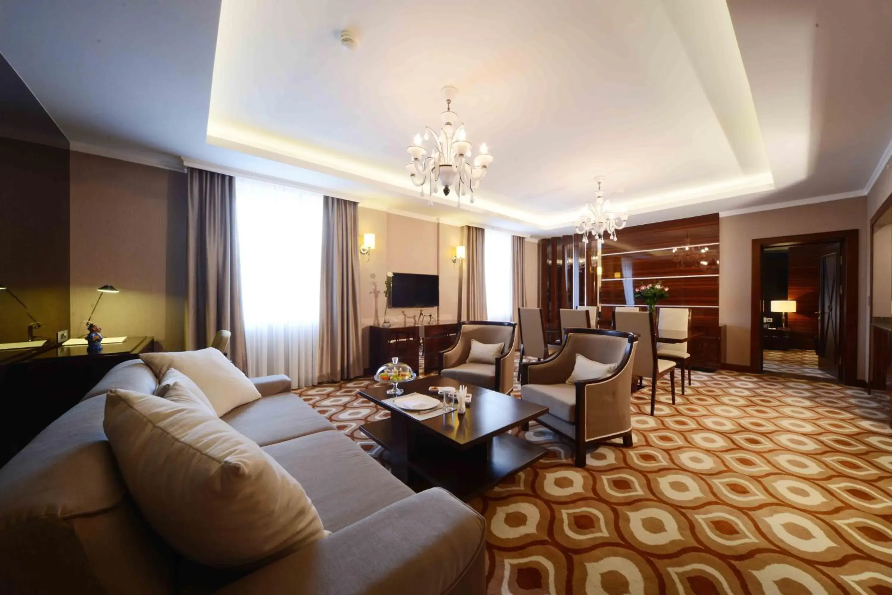 Living room in LOTTE City Hotels Tashkent Palace Living room in LOTTE City Hotels Tashkent Palace