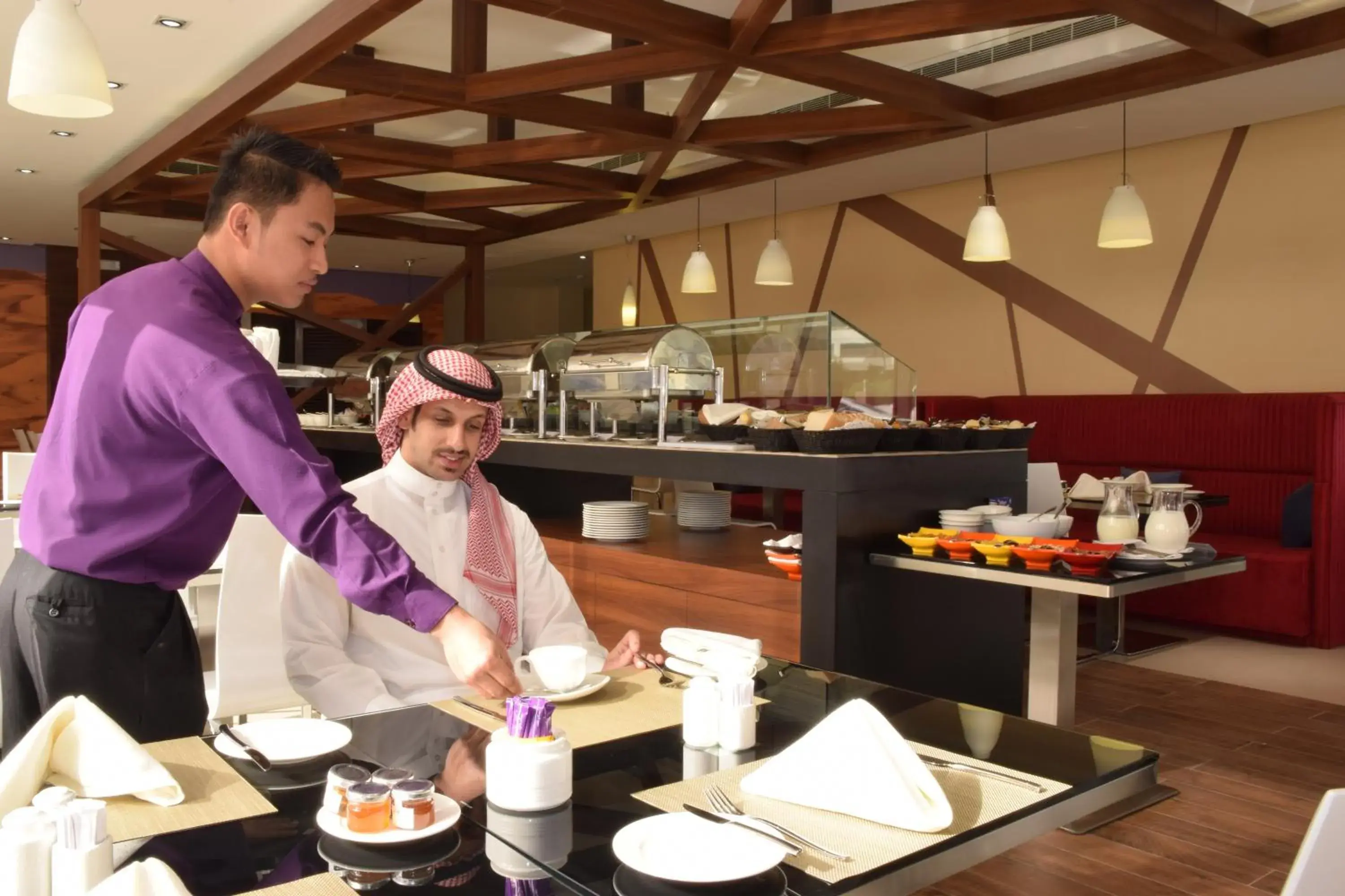 Staff, Restaurant/Places to Eat in Novotel Suites Riyadh Dyar