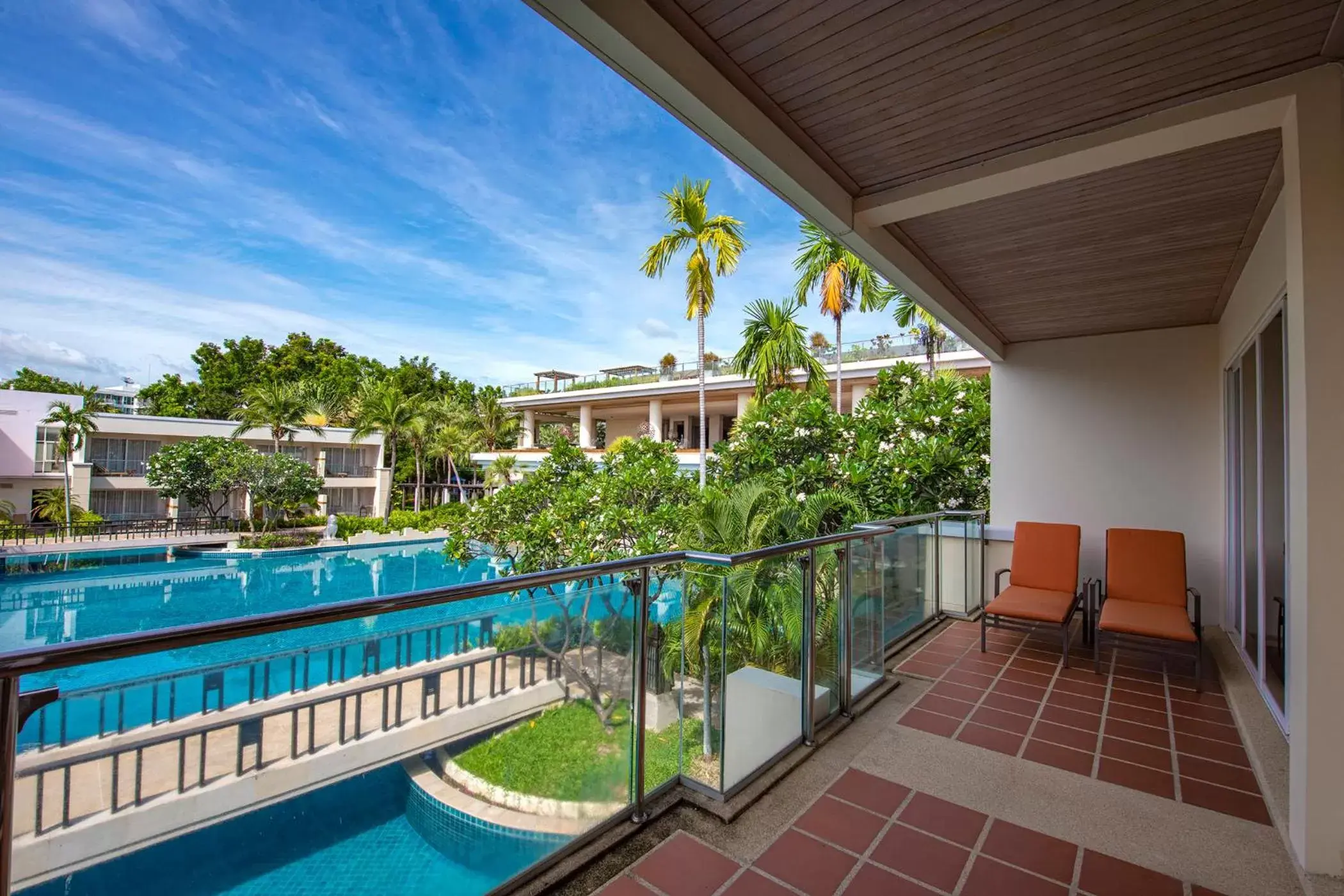 Balcony/Terrace, Pool View in Sheraton Hua Hin Resort & Spa