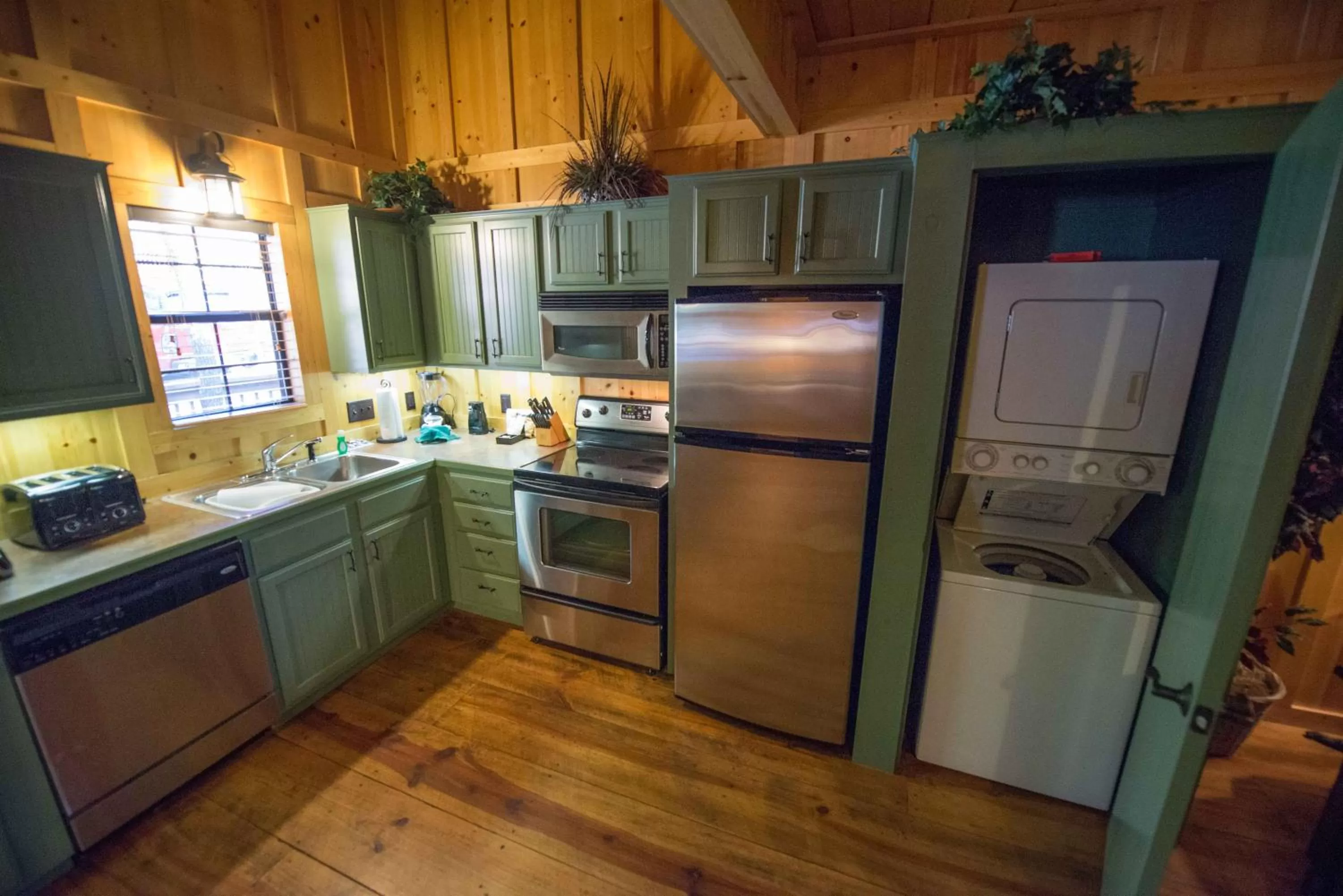 Kitchen or kitchenette in Cabins at Green Mountain, Trademark Collection by Wyndham