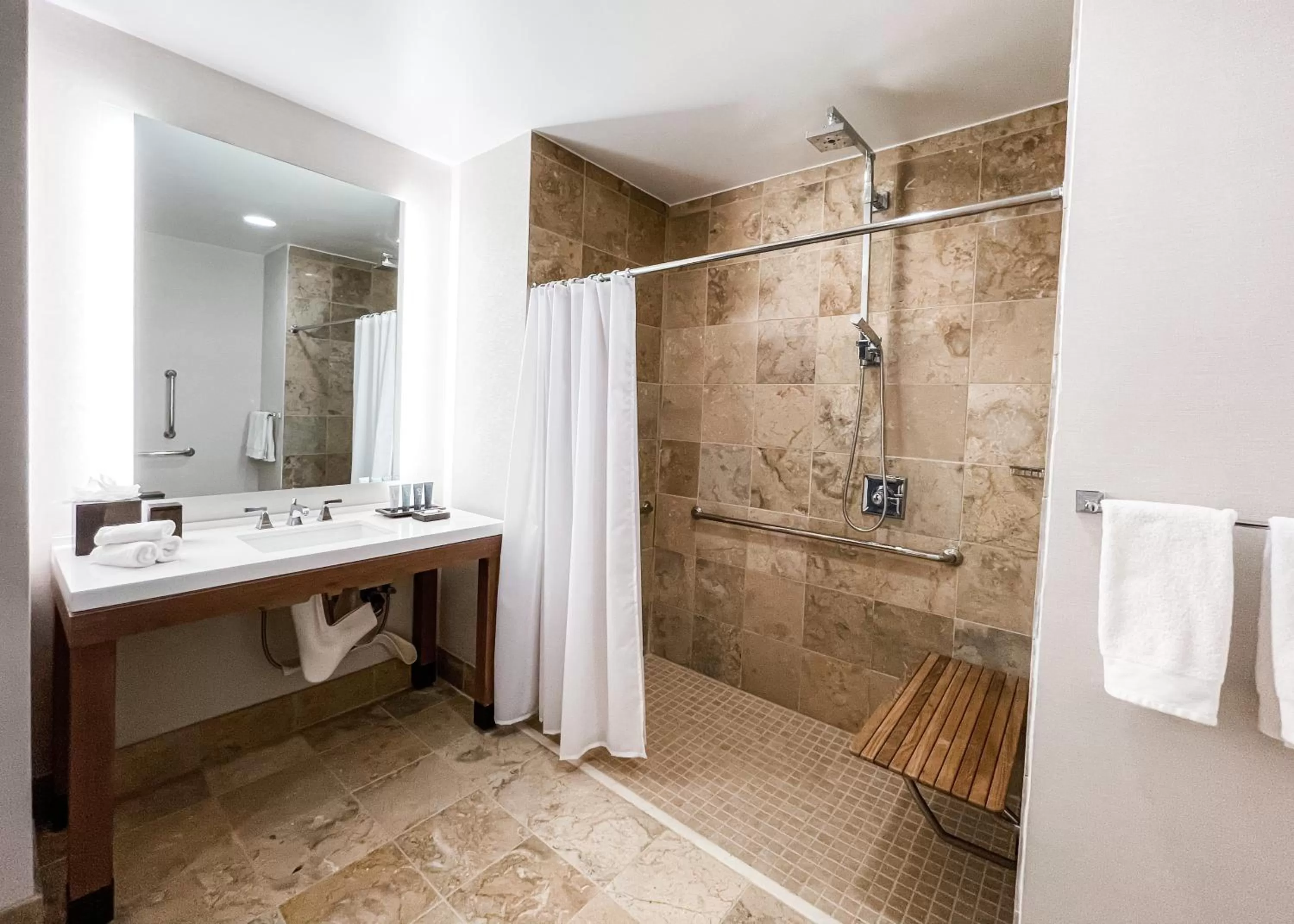 Bathroom in Chateau Elan Winery