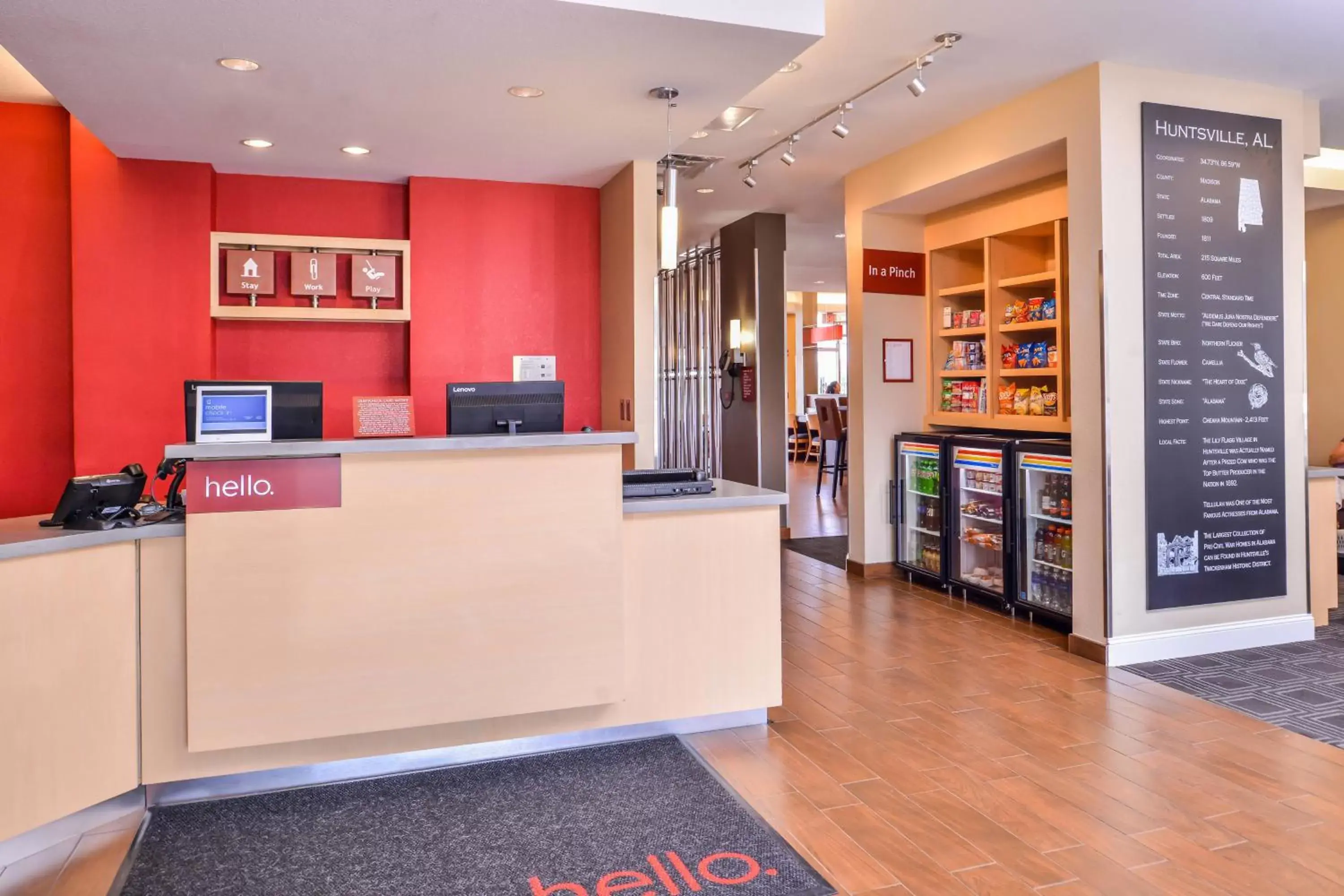 Lobby or reception, Lobby/Reception in TownePlace Suites by Marriott Huntsville West/Redstone Gateway