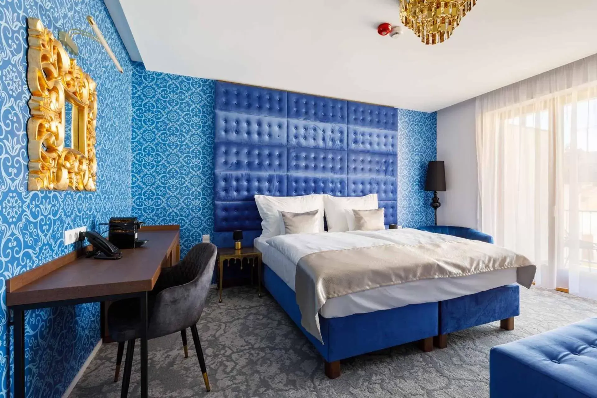 Bed in Hotel Historia Malomkert