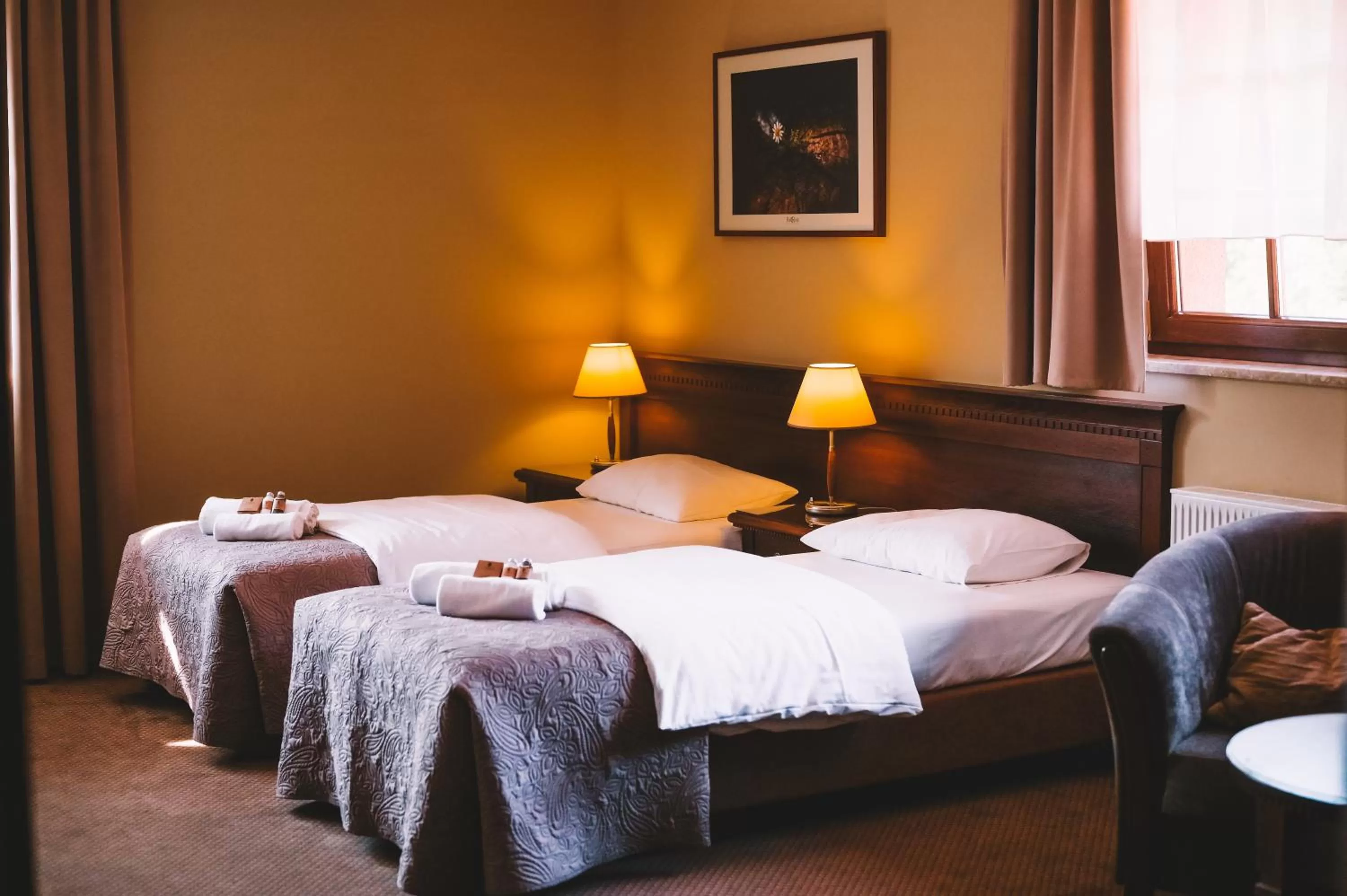 Bed in ForRest Hotel & Restaurant