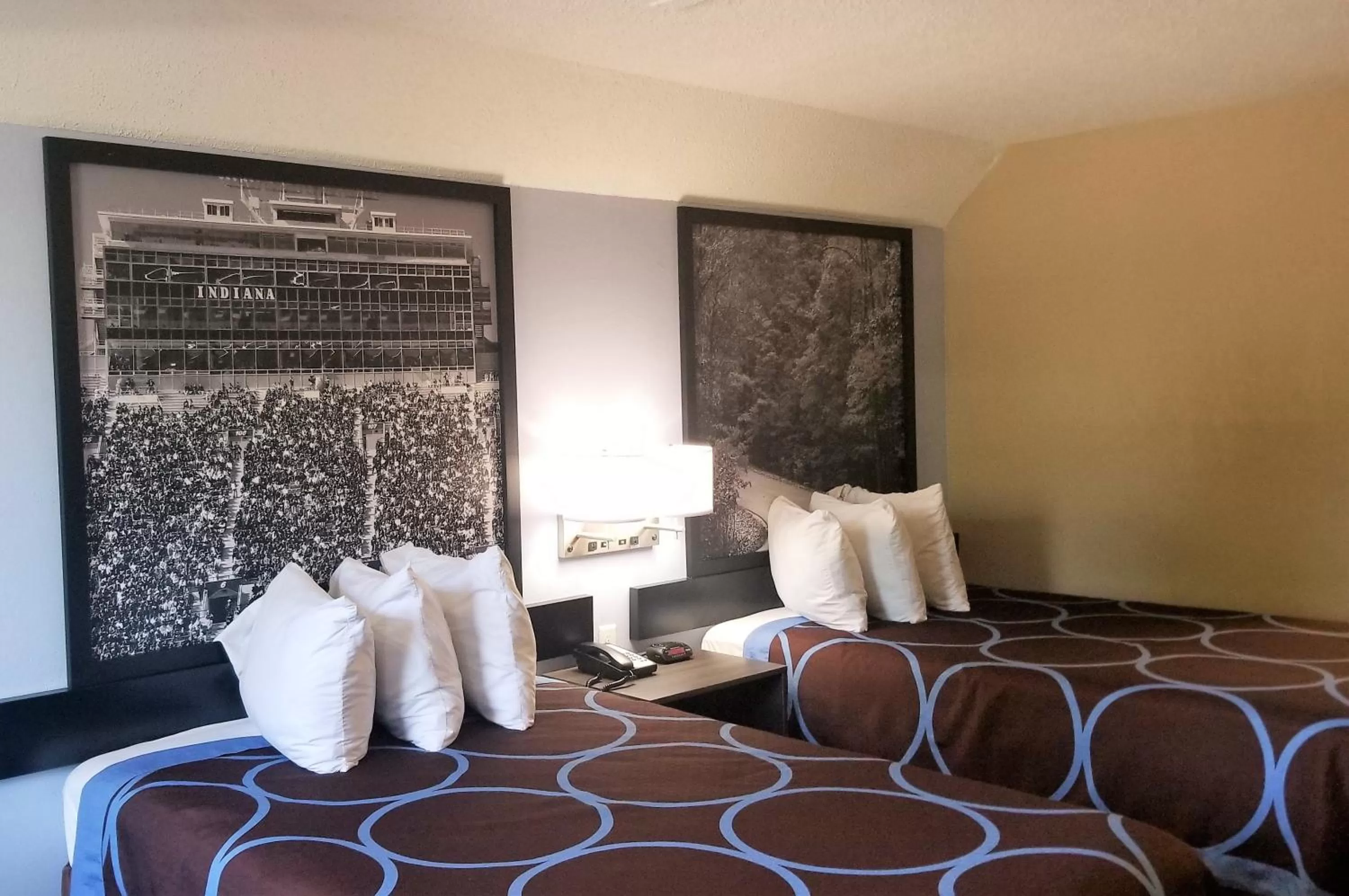 Bed in Super 8 by Wyndham Brownsburg