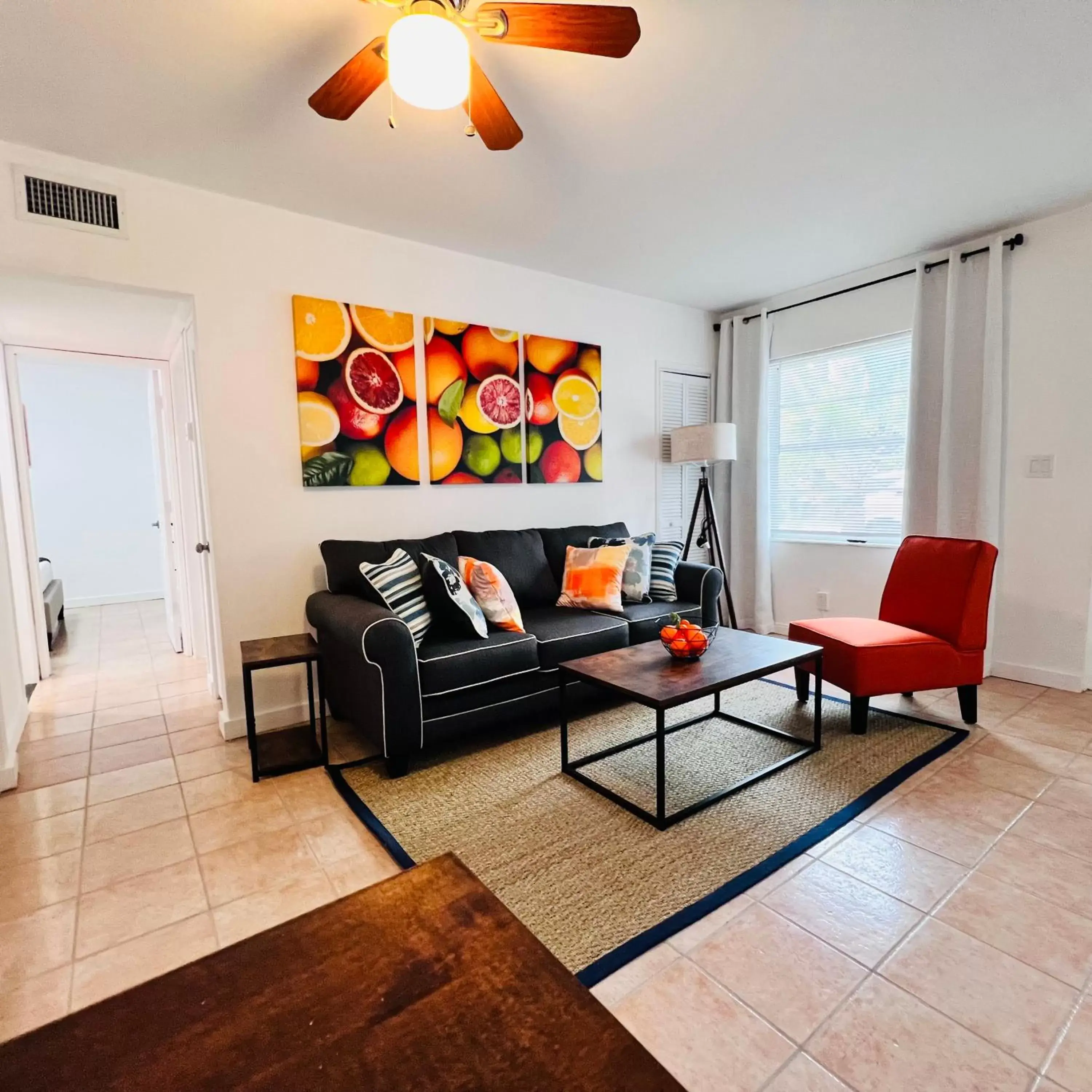 Living room, Seating Area in Coco Bay Vacation Condos