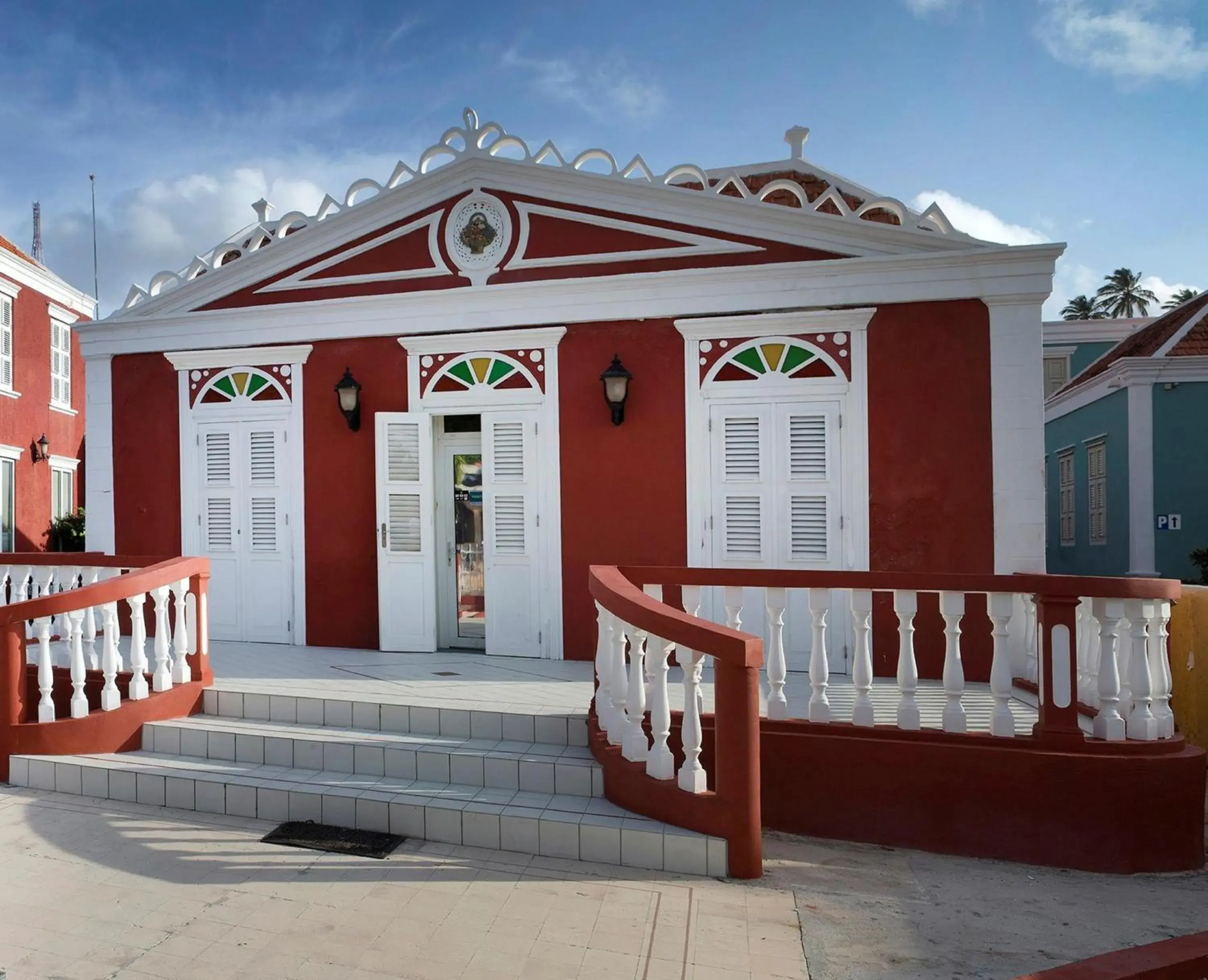 Property Building in First Curacao Hostel