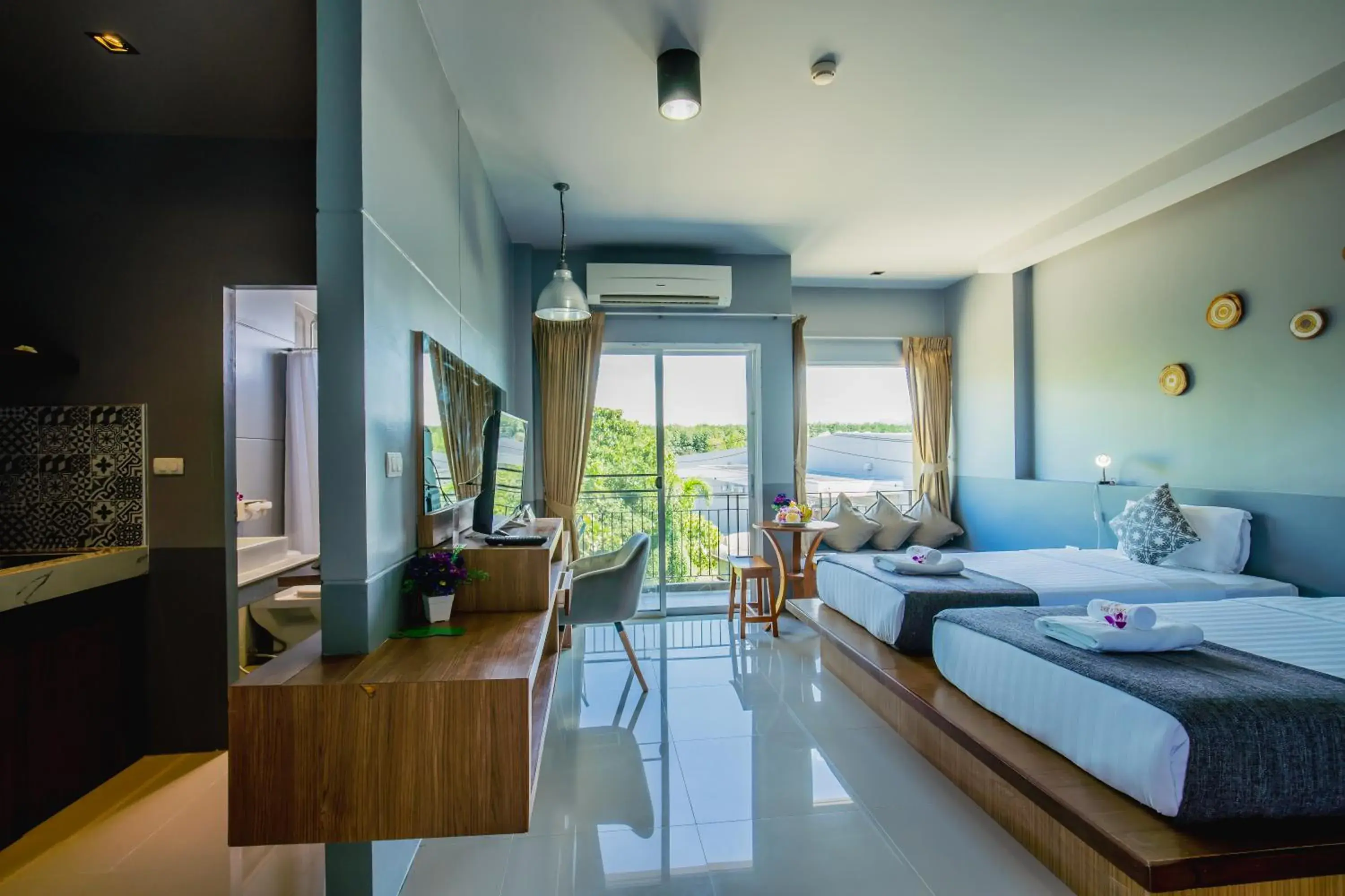 Photo of the whole room, Bed in The Rubber Hotel Phuket Photo of the whole room, Bed in The Rubber Hotel Phuket