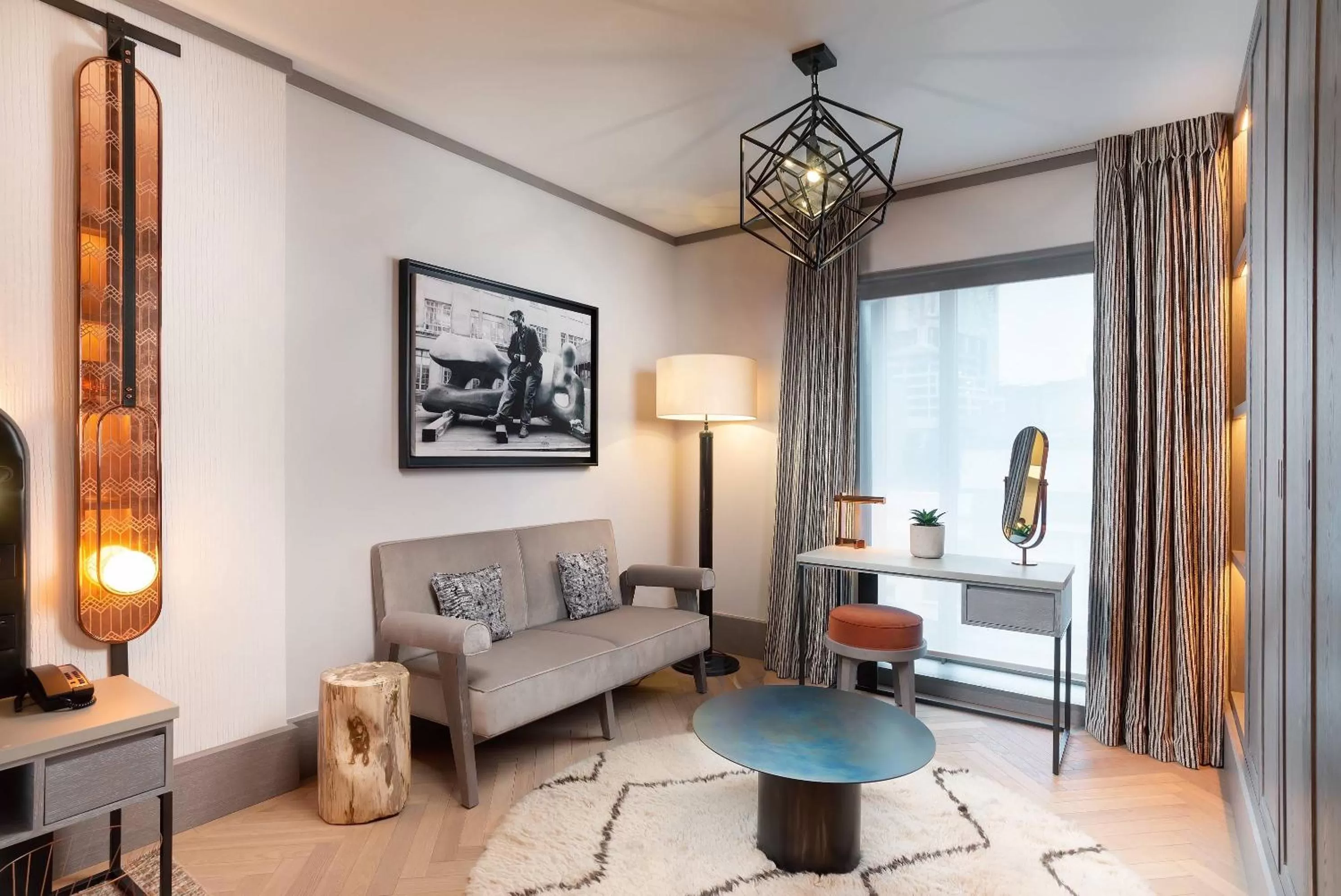 Bedroom in Hart Shoreditch Hotel London, Curio Collection by Hilton