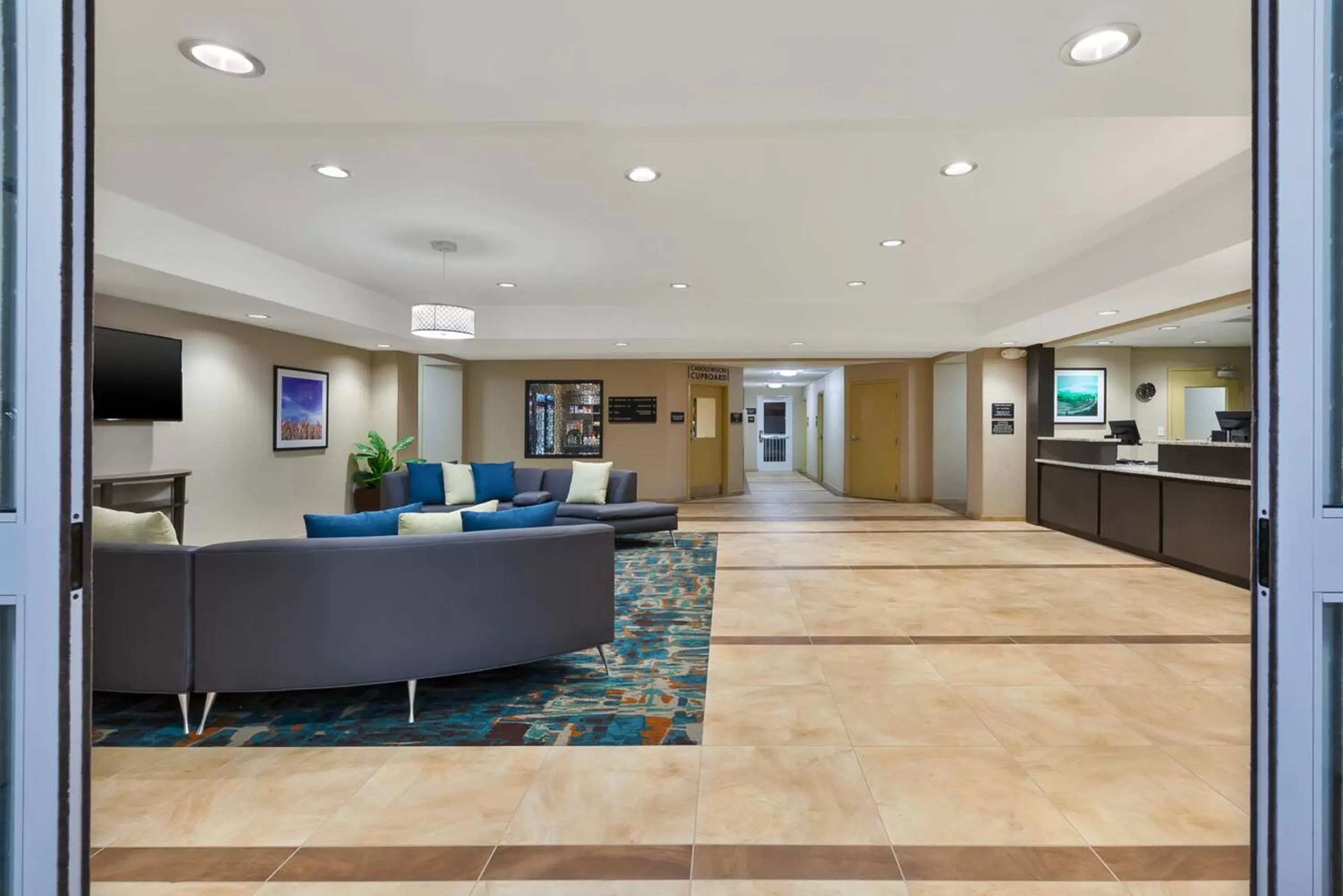 Lobby or reception, Lobby/Reception in Candlewood Suites Louisville - NE Downtown Area, an IHG Hotel