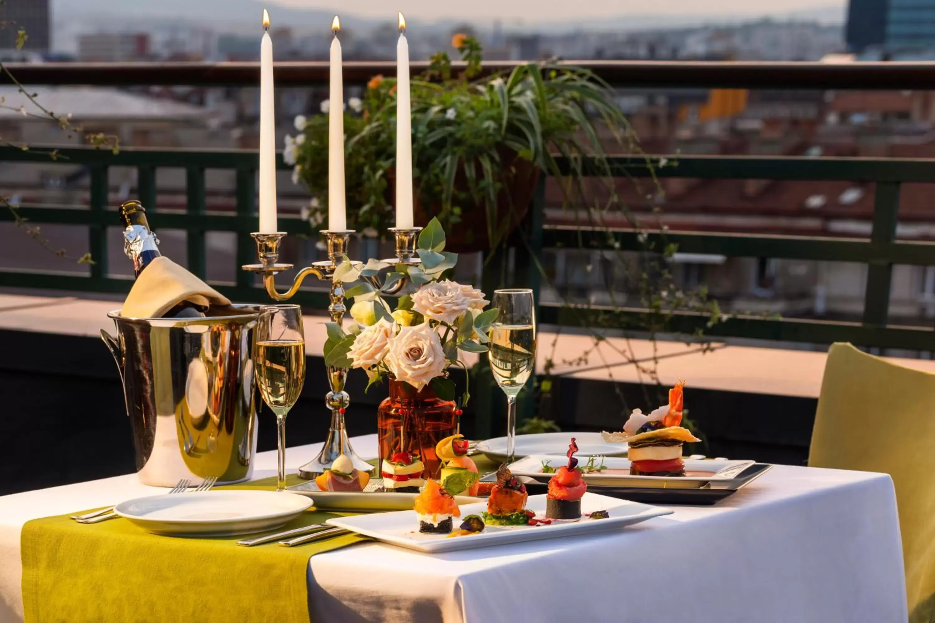 Balcony/Terrace, Restaurant/Places to Eat in Grand Hotel Sofia - Top Location, The Most Spacious Rooms in the City, Secured Paid Underground Parking